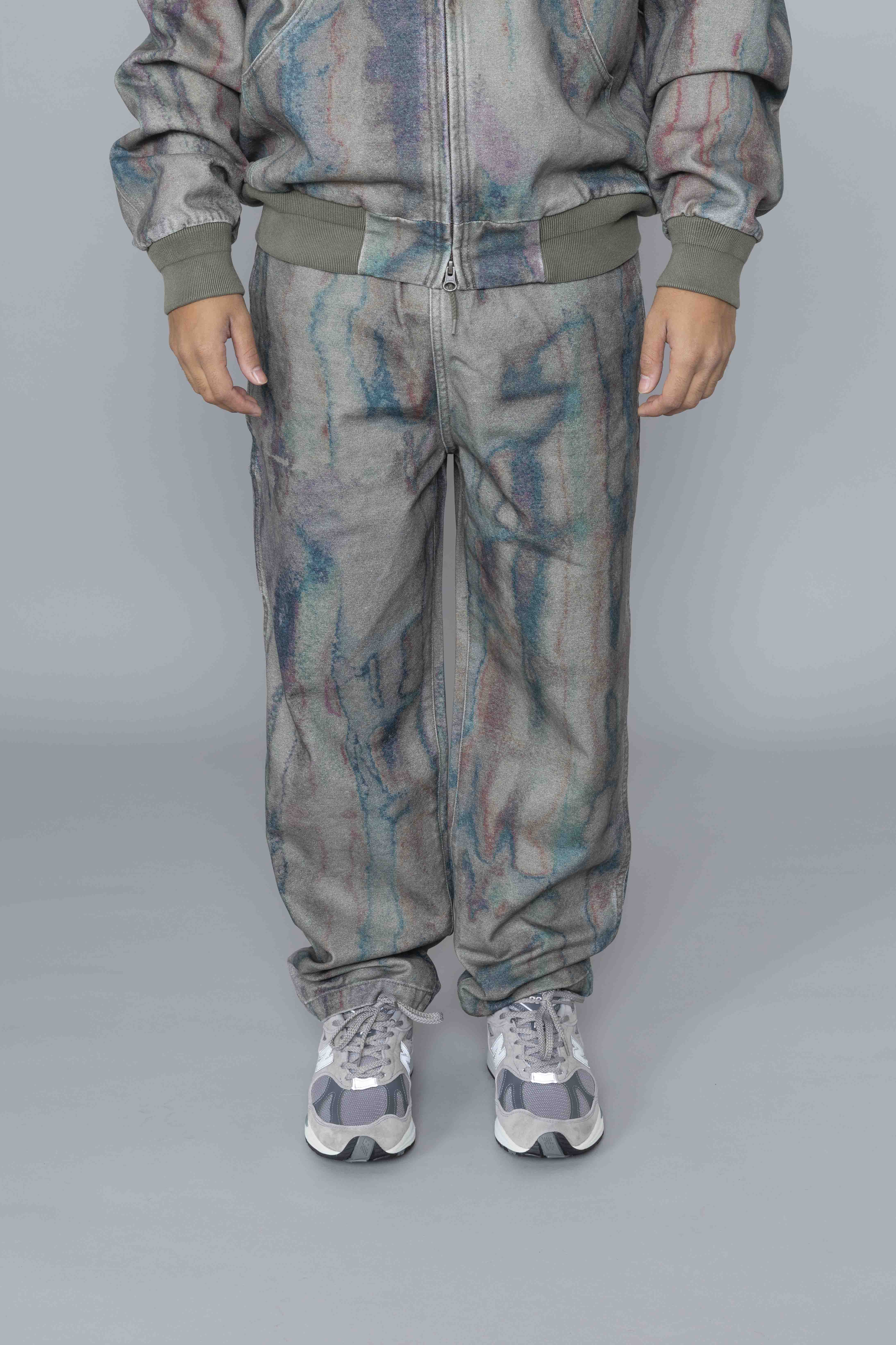 THISISNEVERTHATBlurredFlowPantsOliveFront