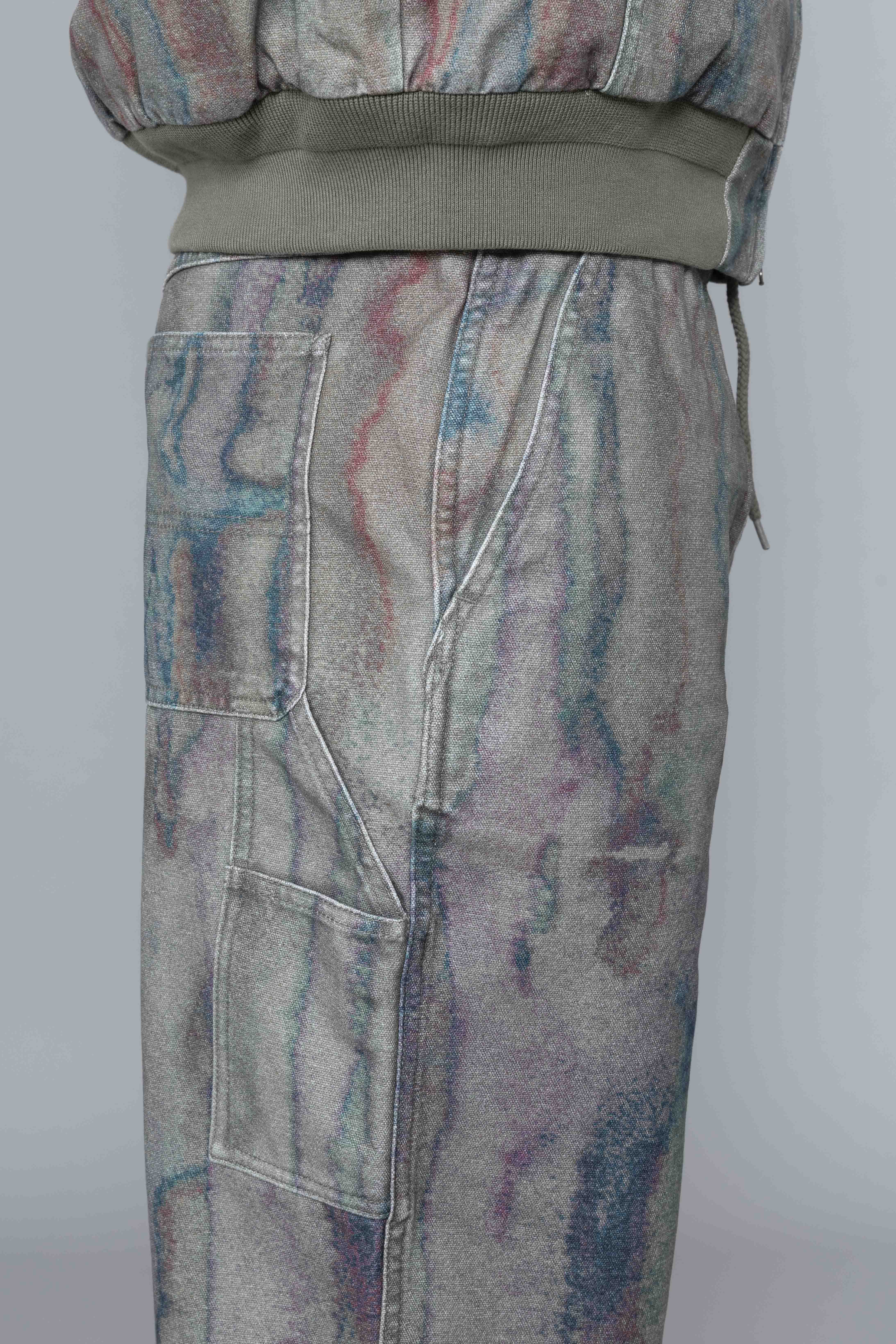 THISISNEVERTHATBlurredFlowPantsOlivePocket