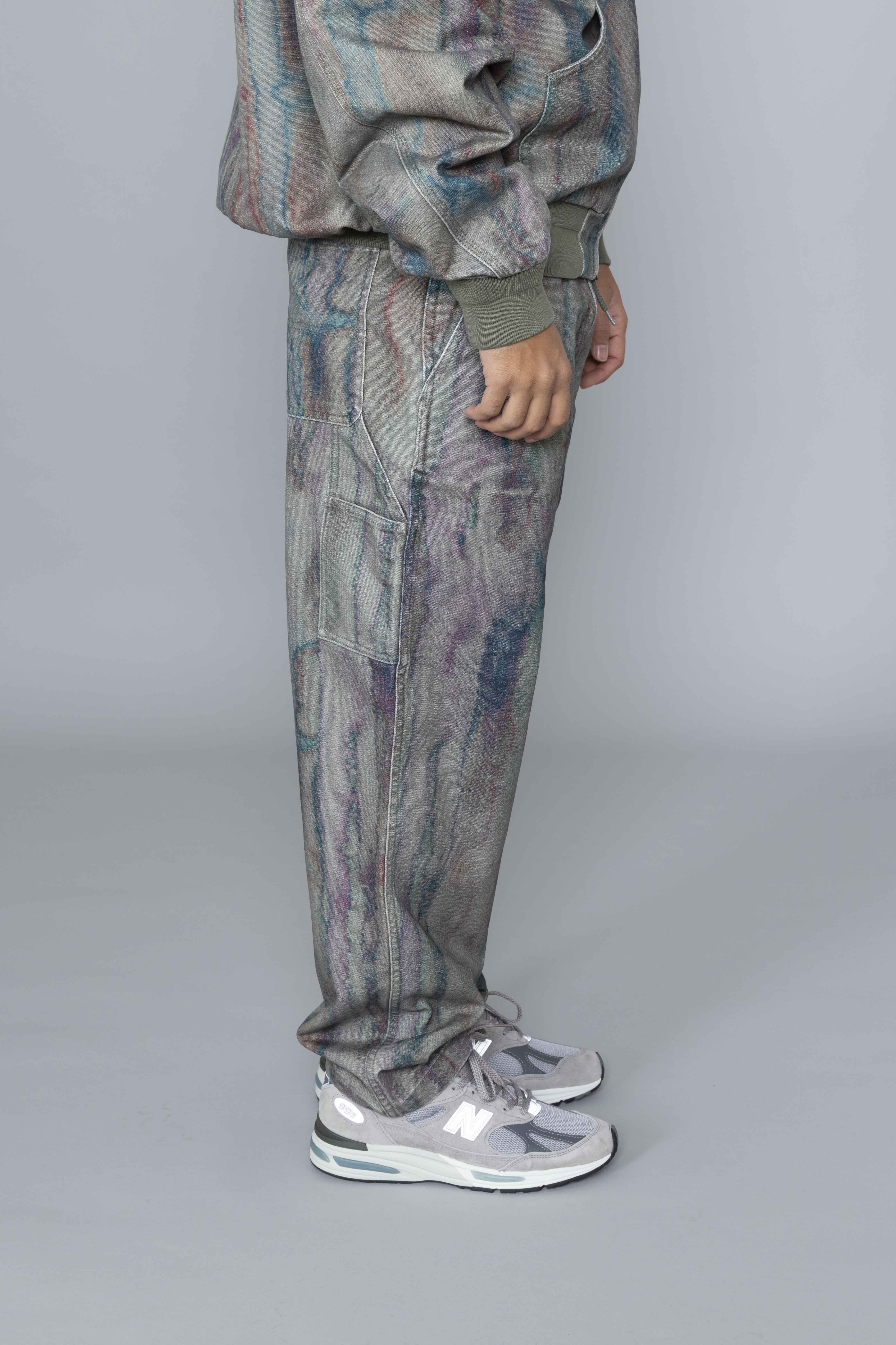 THISISNEVERTHATBlurredFlowPantsOliveSide