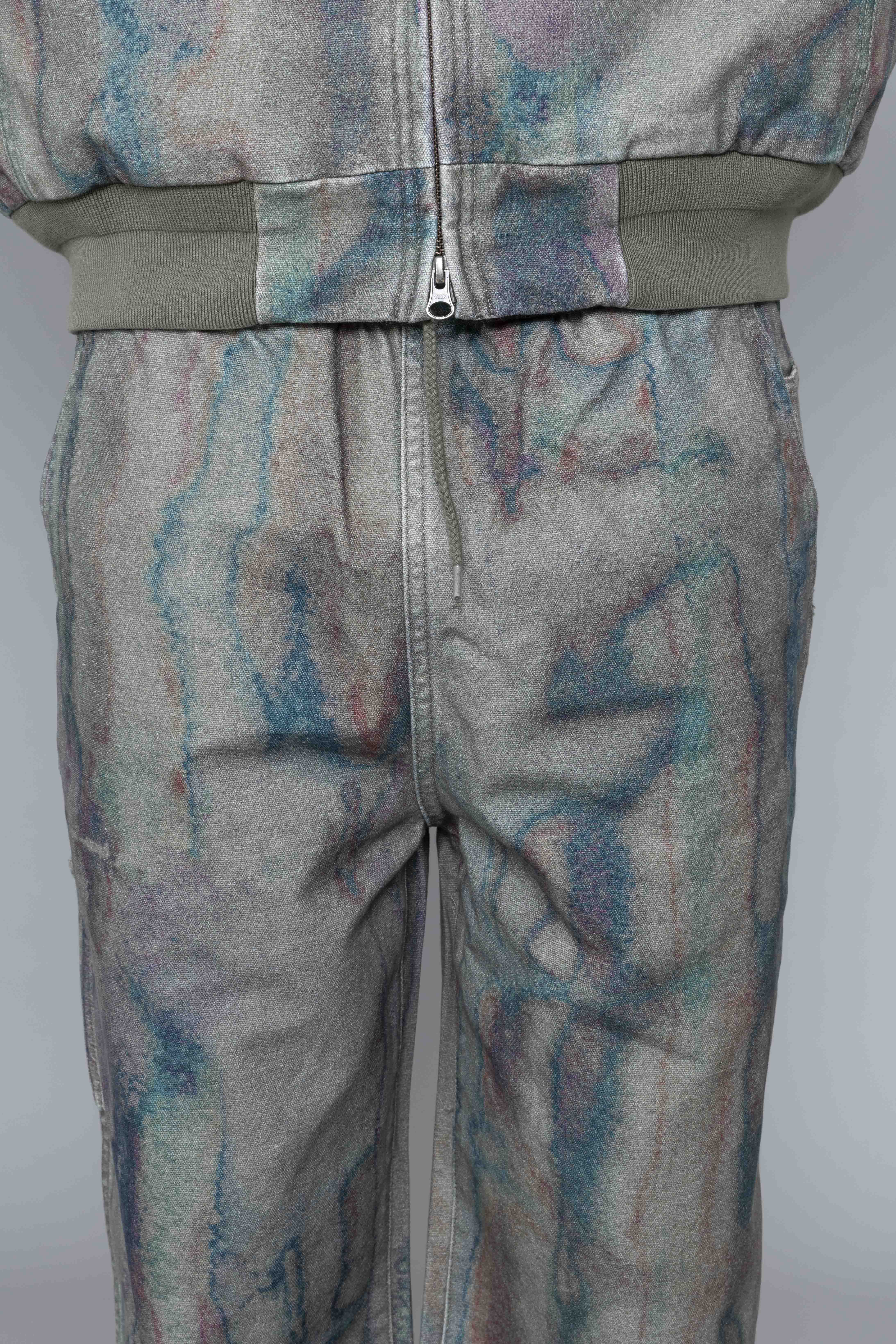 THISISNEVERTHATBlurredFlowPantsOliveWaist