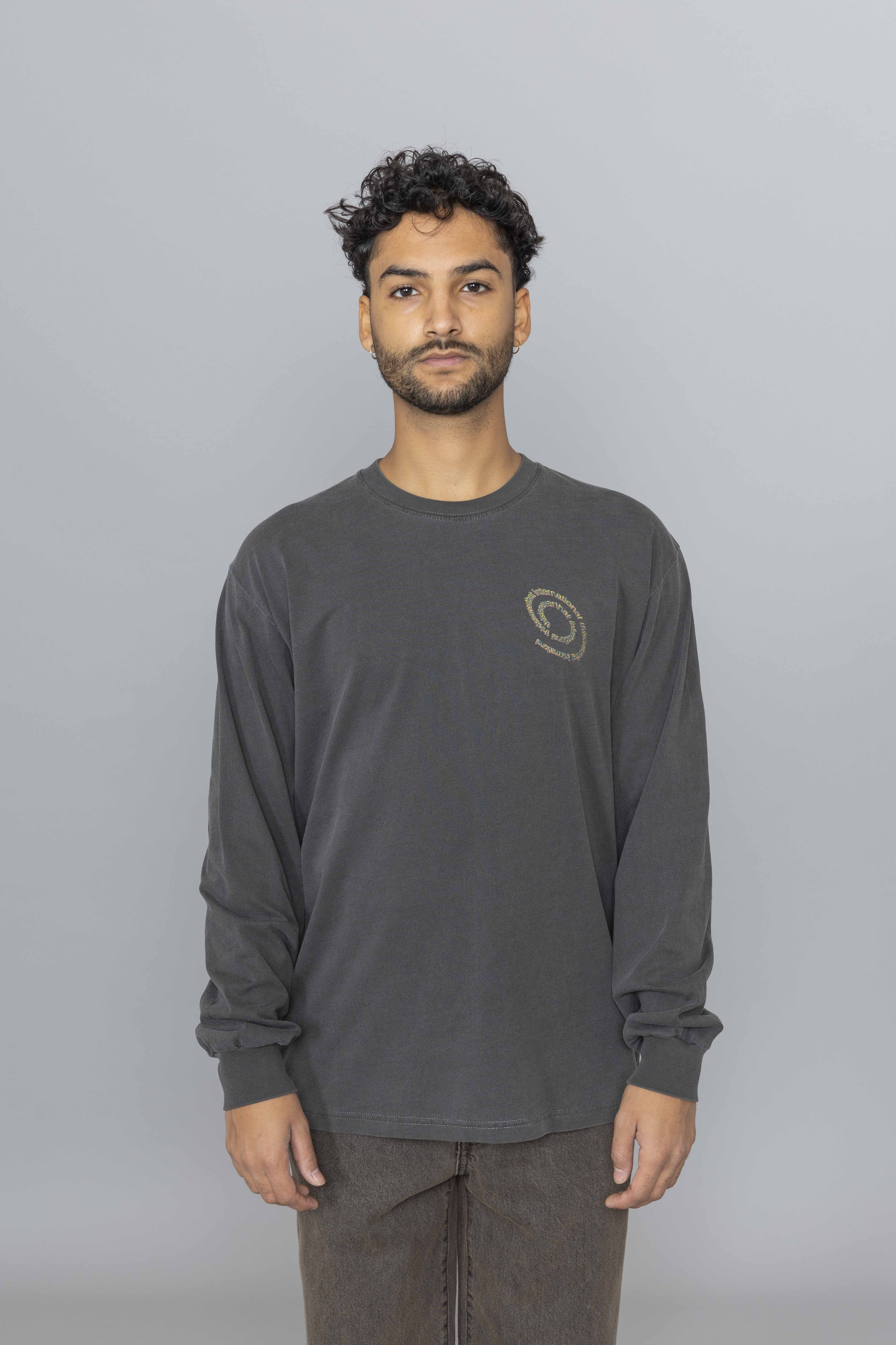 THISISNEVERTHATSpiralLogoLSTeeCharcoalFront