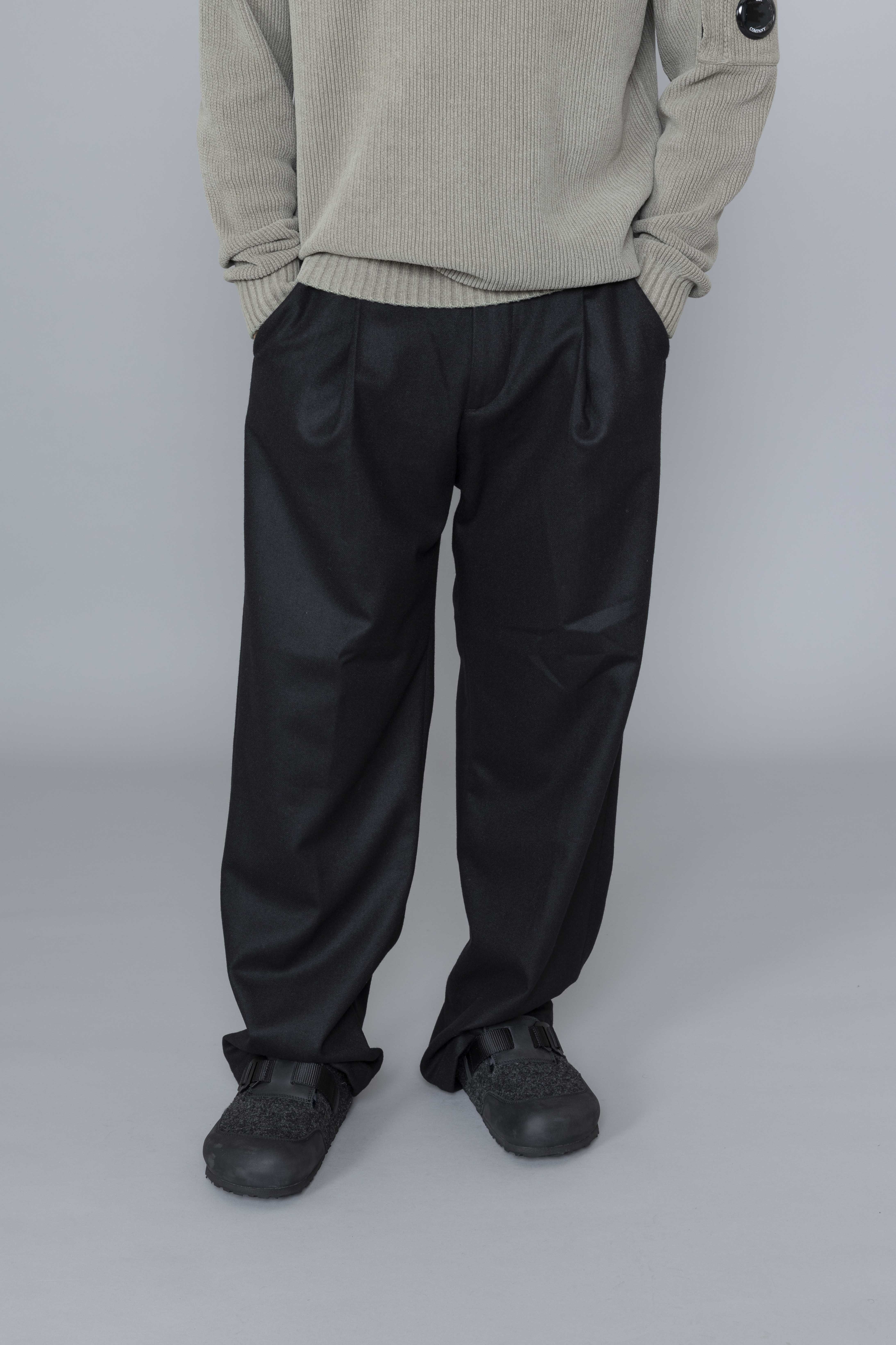 NN07KayRelaxedFitWoolBlendPantNavyStripeBlackFs