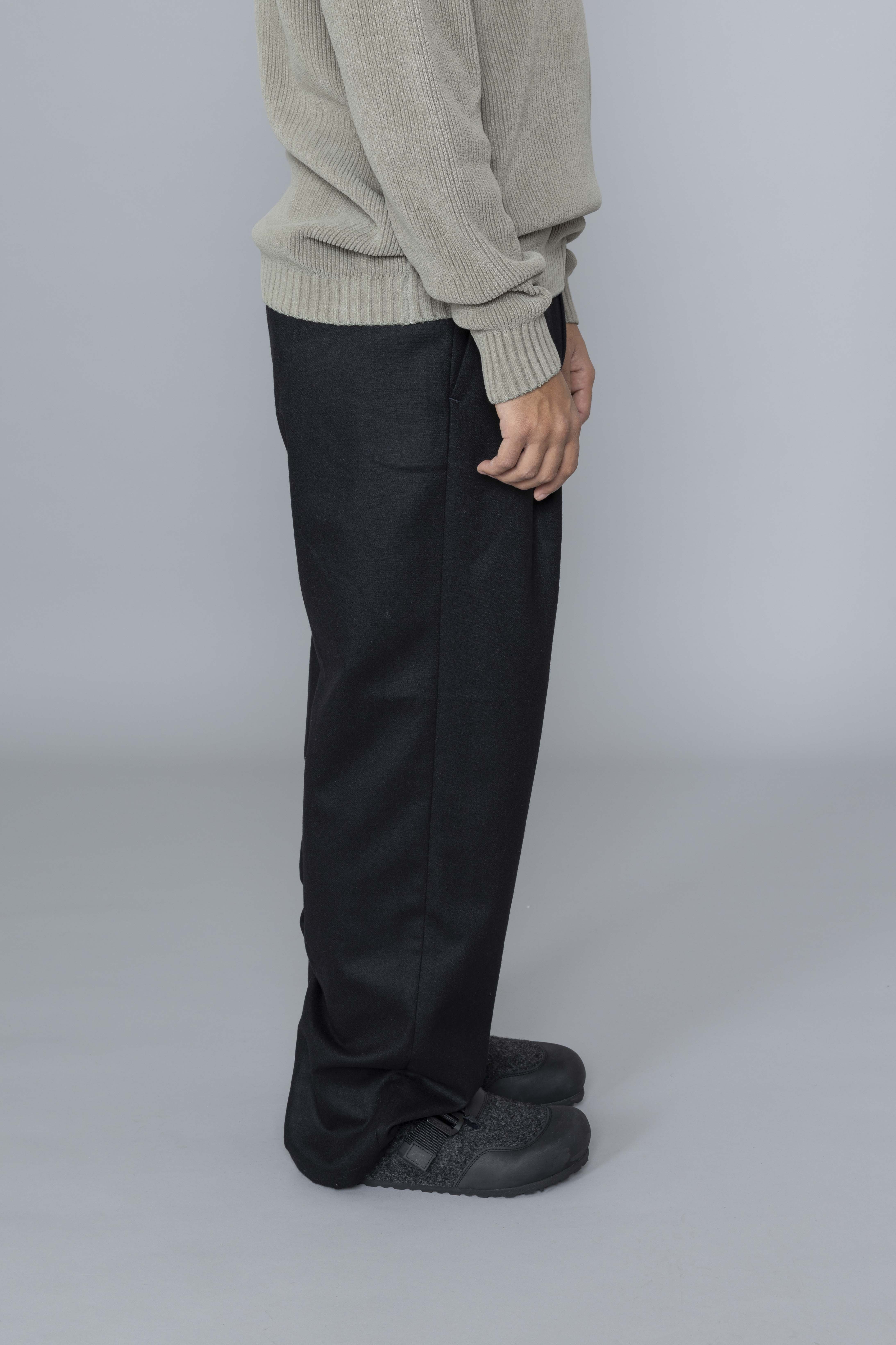 NN07KayRelaxedFitWoolBlendPantNavyStripeBlackSide