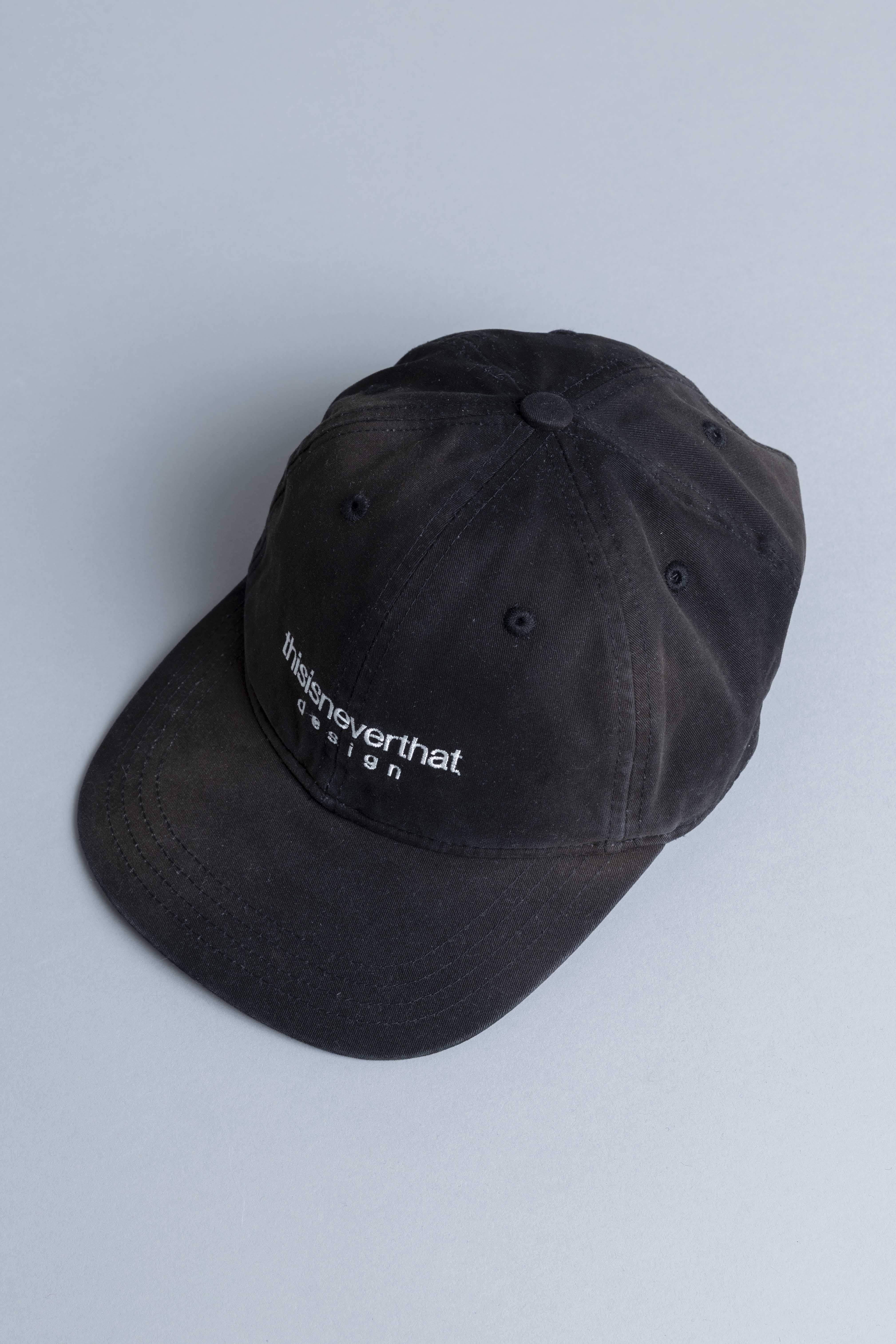 ThisisneverthatBleachedL-LogoCapBlackHigh