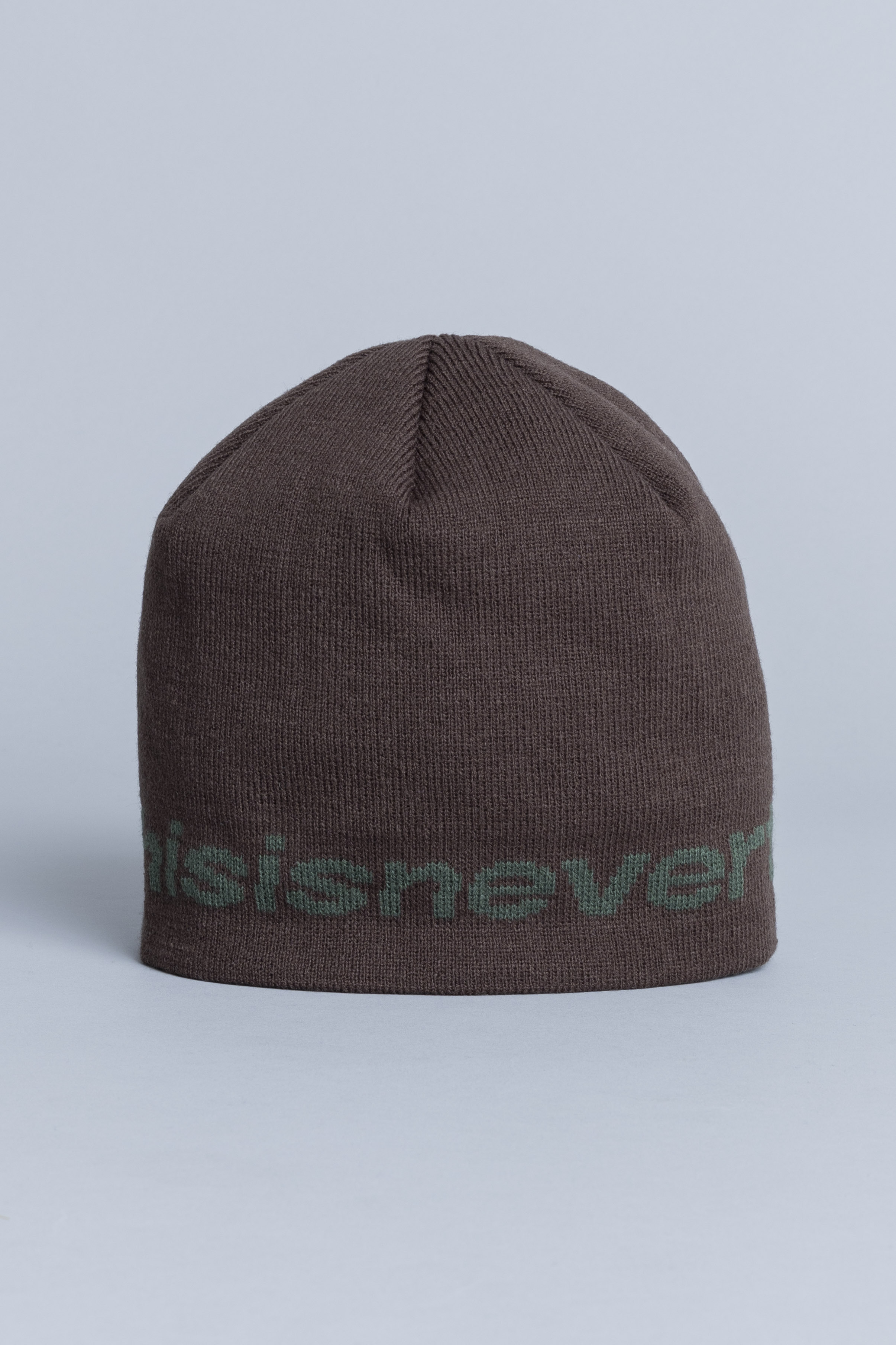 ThisisneverthatSP-LogoNoCuffBeanieBrown