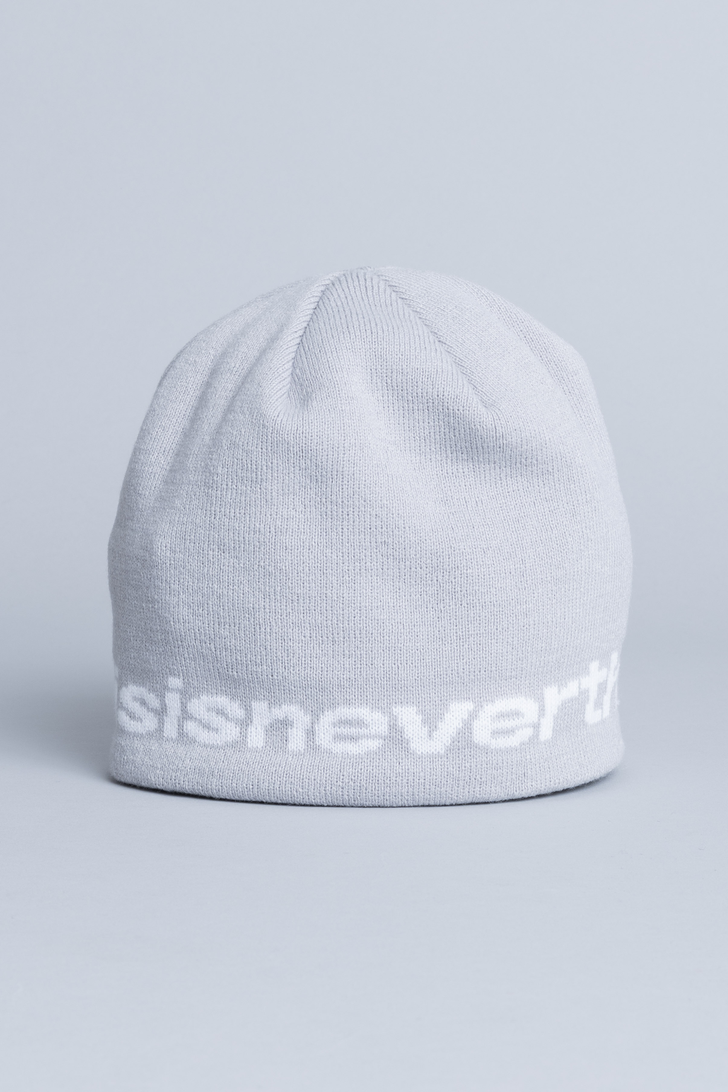 ThisisneverthatSP-LogoNoCuffBeanieLightGreyFront