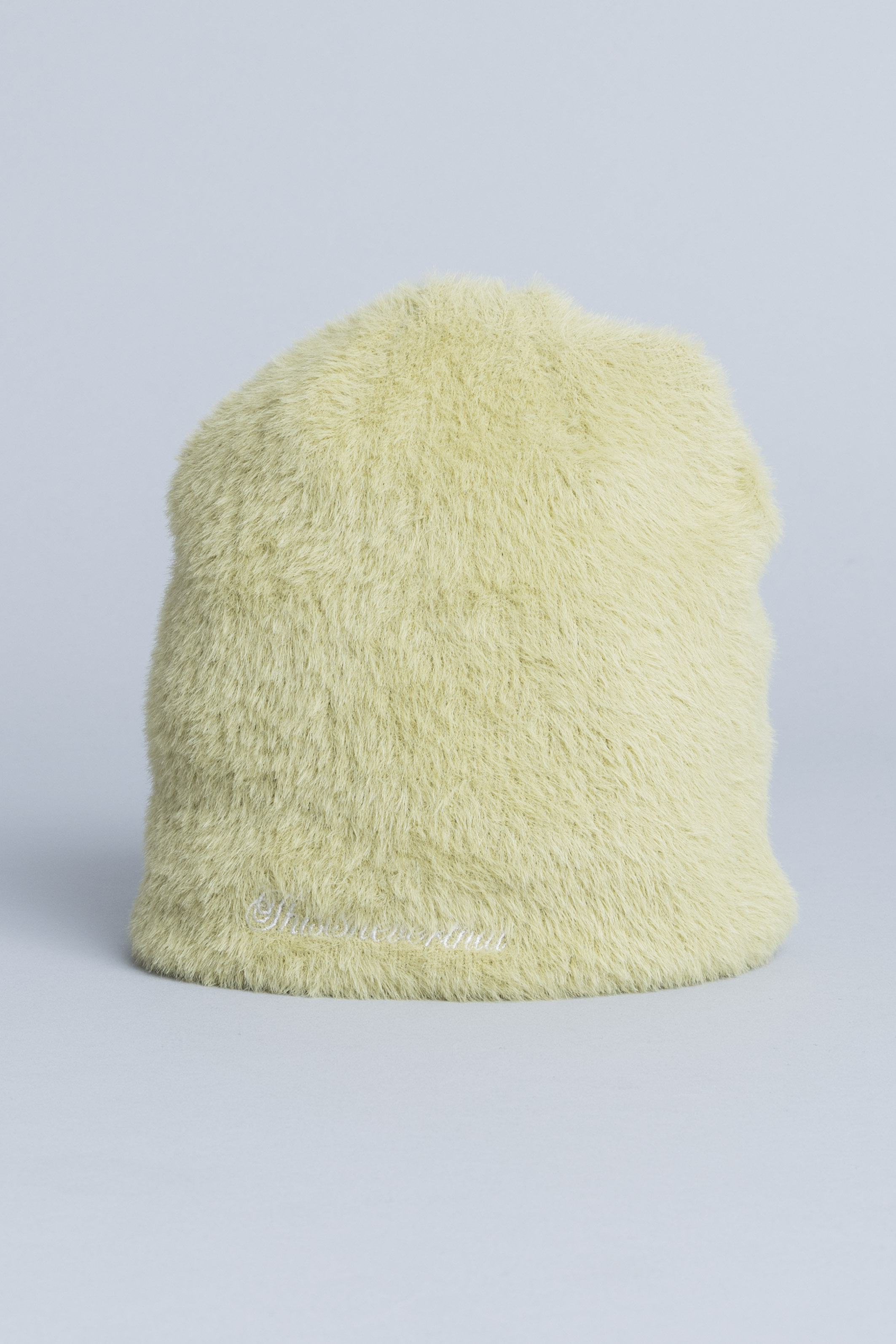 ThisisneverthatShaggyNoCuffBeanieLimeFront