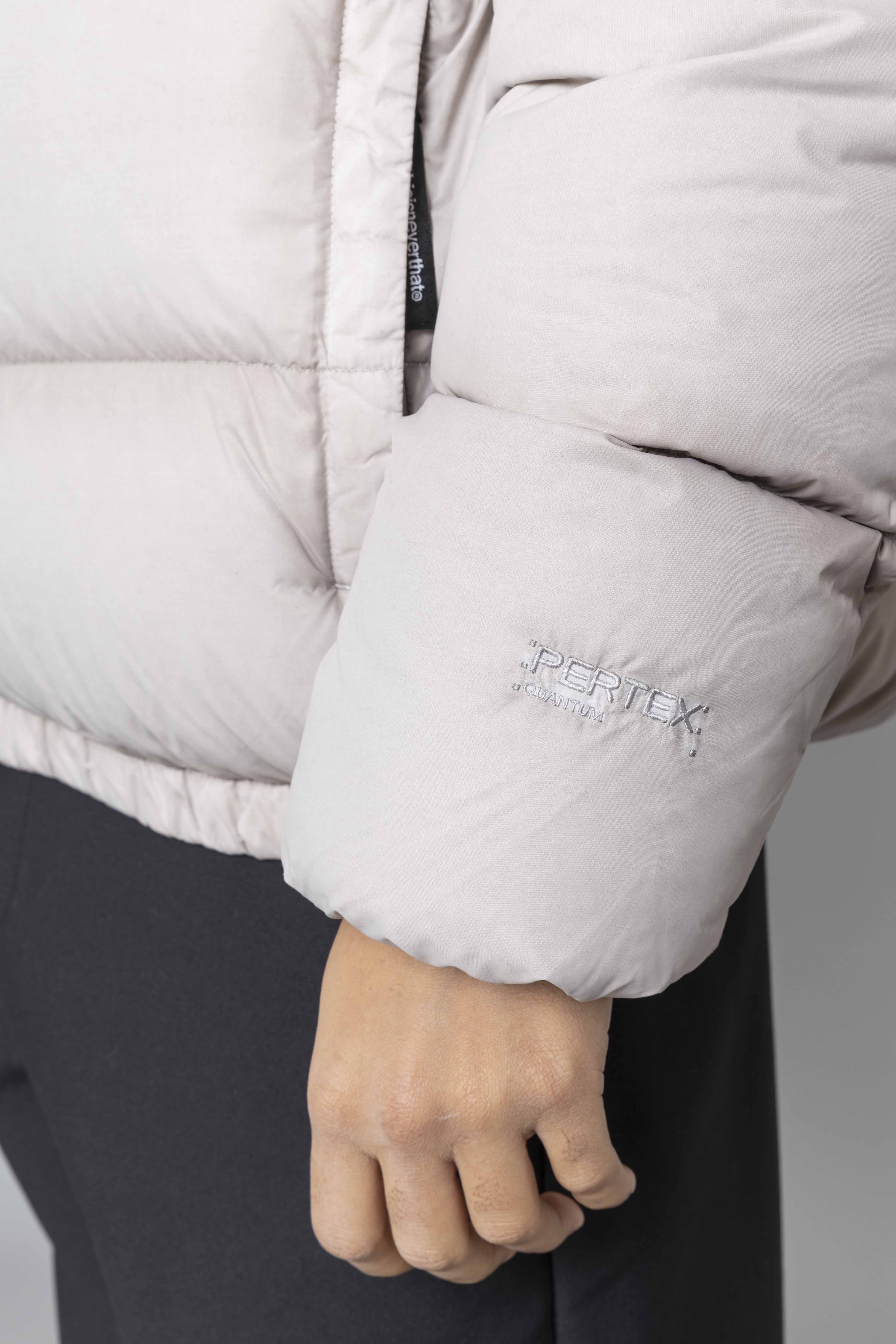 Thisisneverthat PERTEX® Overdyed T Down Jacket Stone