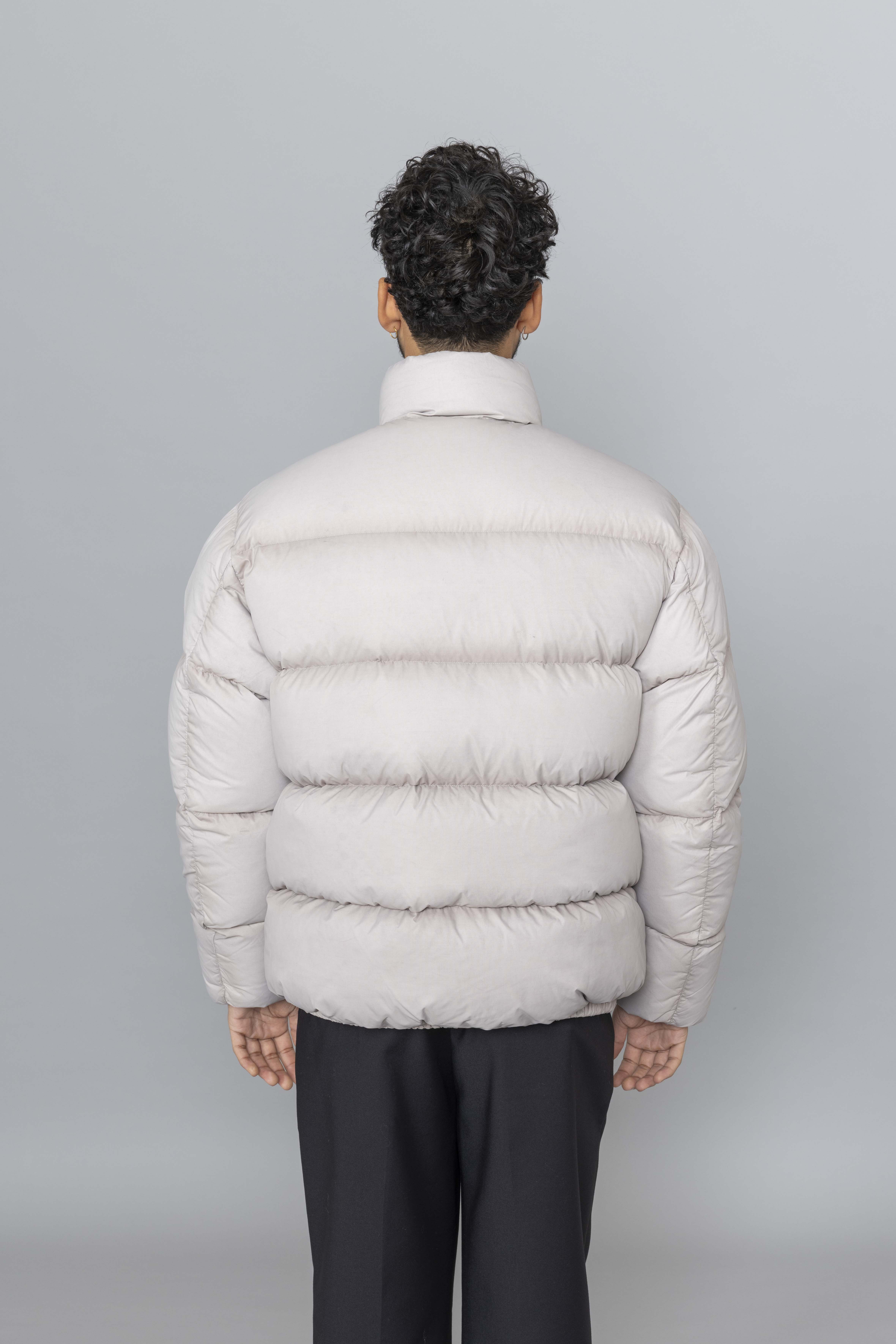 THISISNEVERTHATPERTEX®OverdyedTDownJacketStoneBack