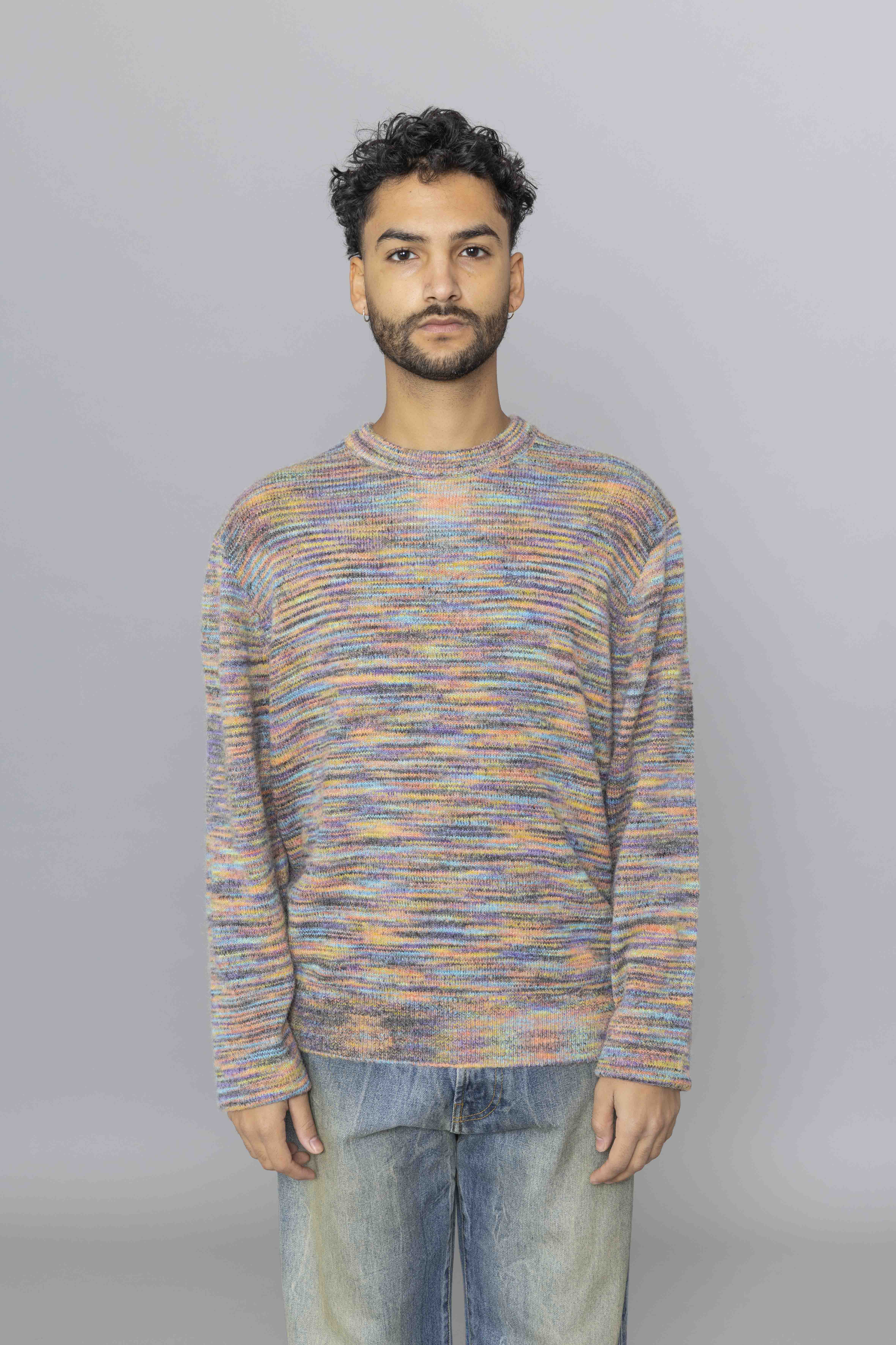 THISISNEVERTHATStaticKnitSweaterRainbowFront