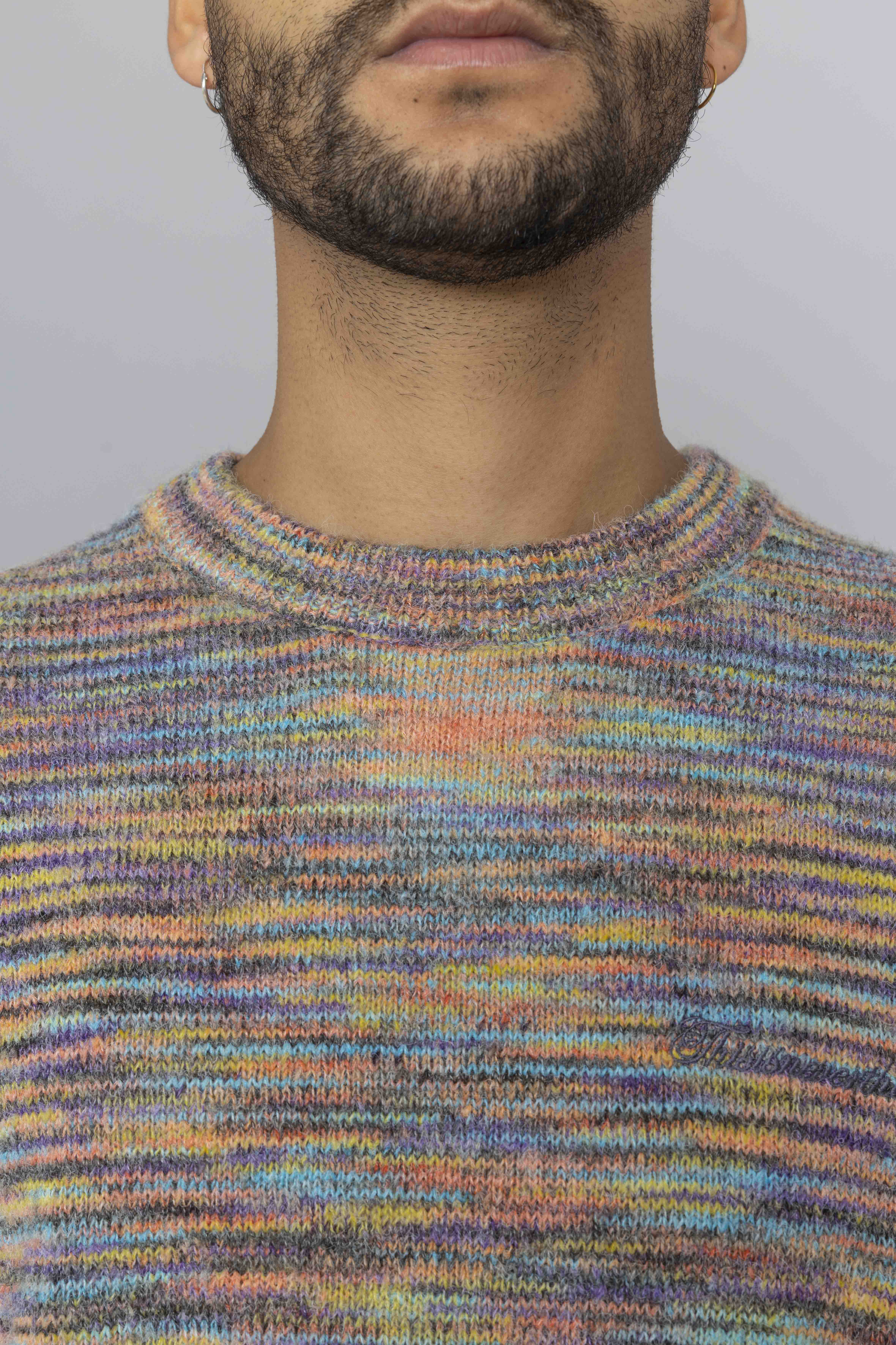 THISISNEVERTHATStaticKnitSweaterRainbowNeck