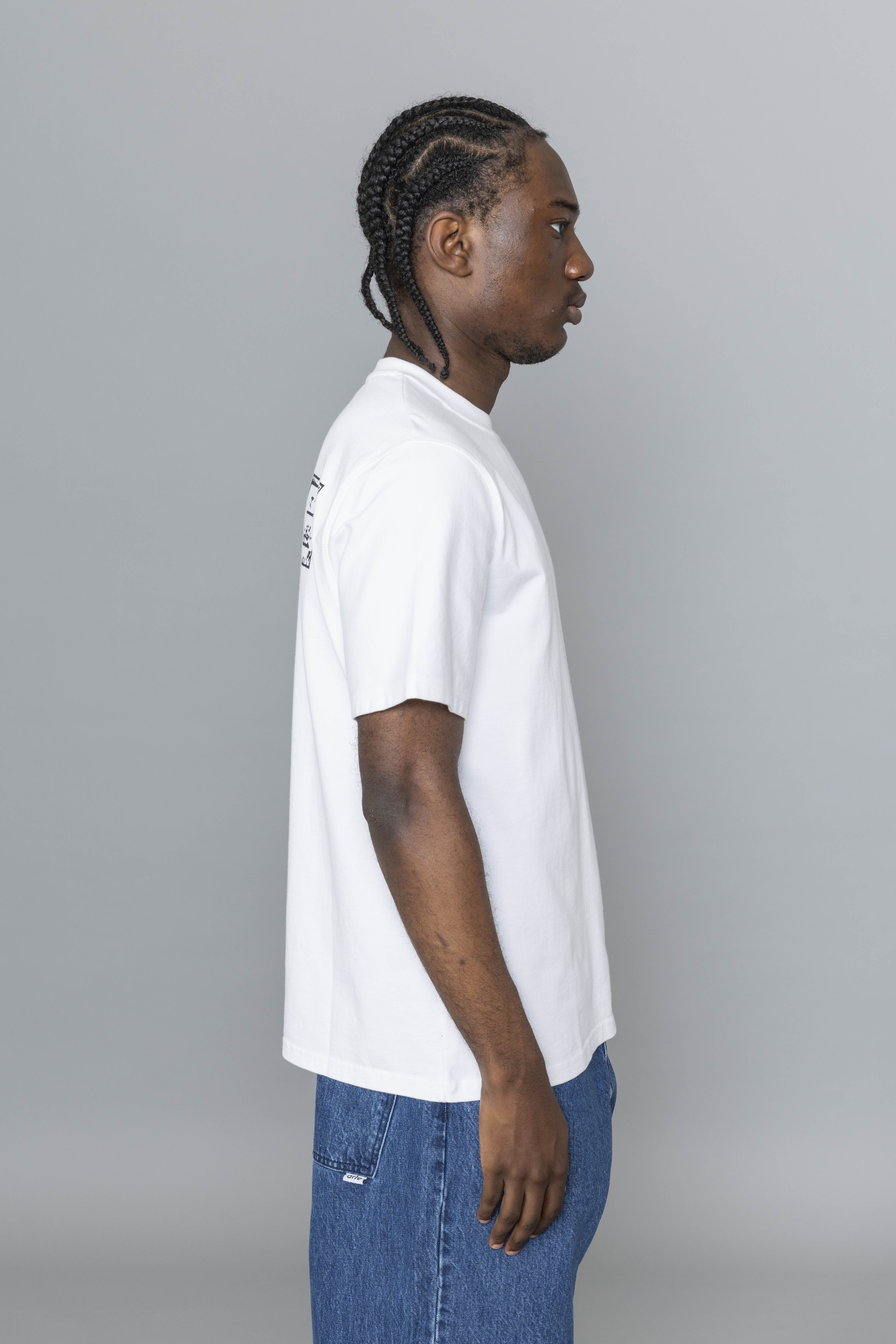 ArteAntwerpFadedBackPrintTeeshirtWhiteSide