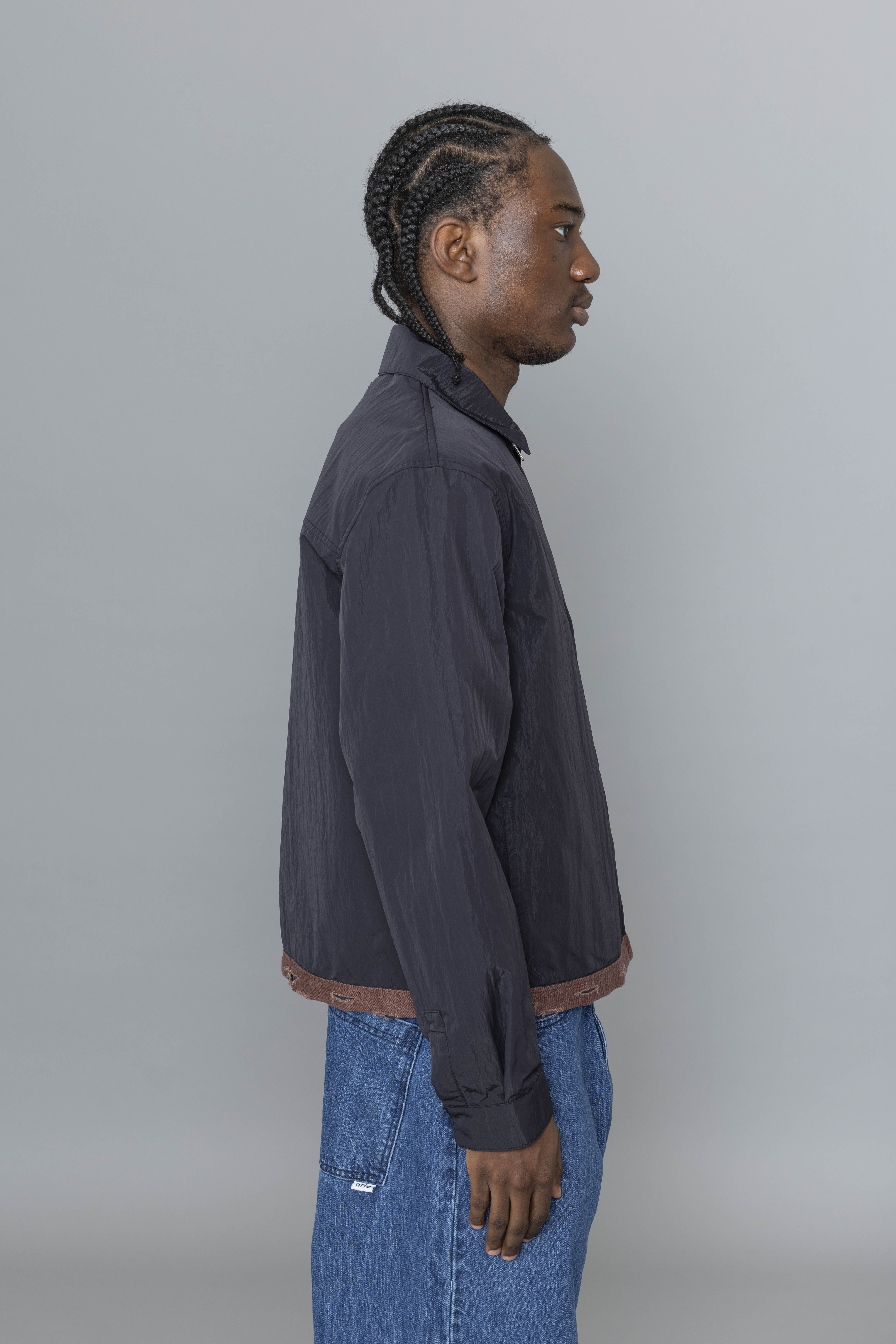 ArteAntwerpLinenTapeClassicJacketBlackSide