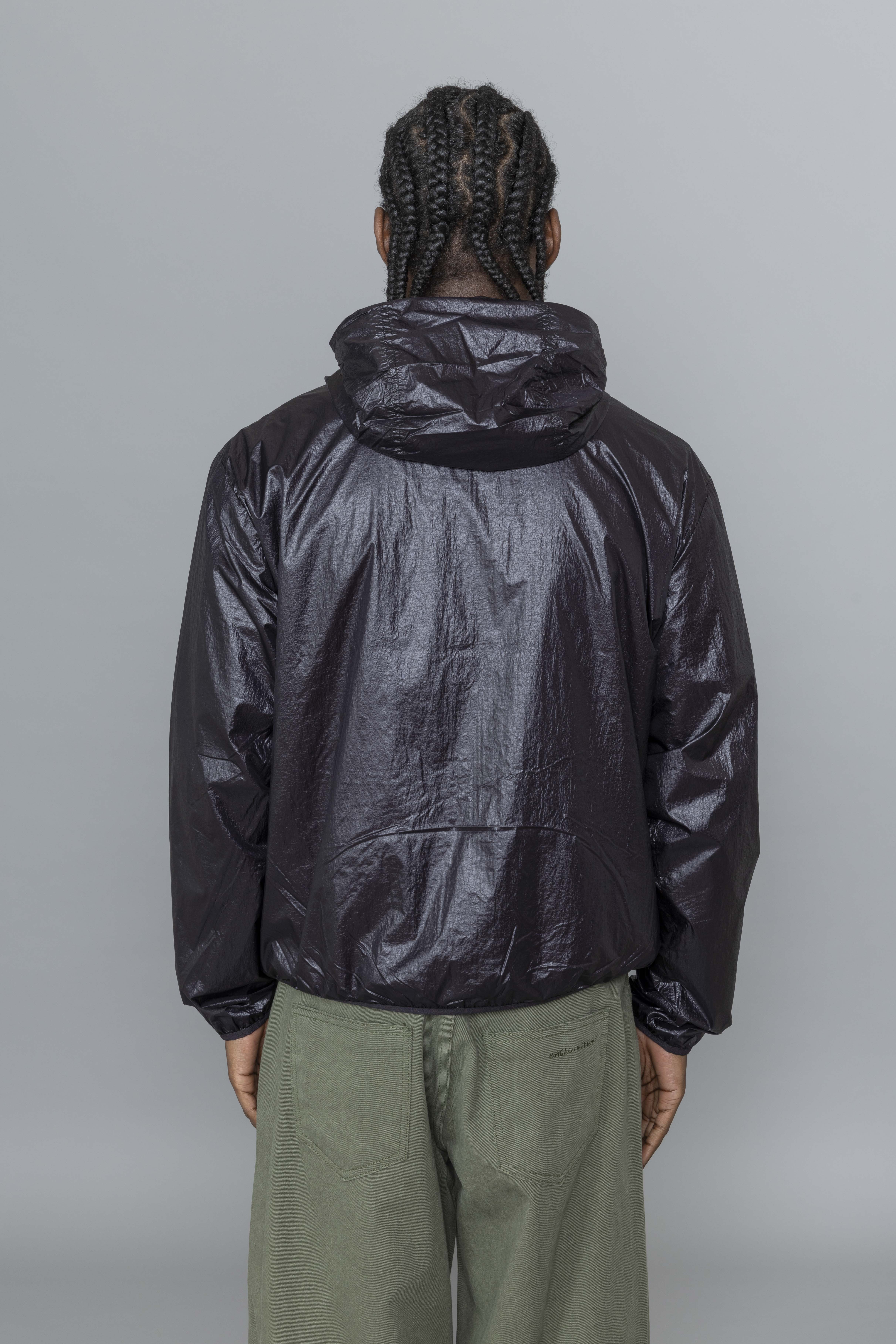 ArteAntwerpShinyNylonJacketBlackBack