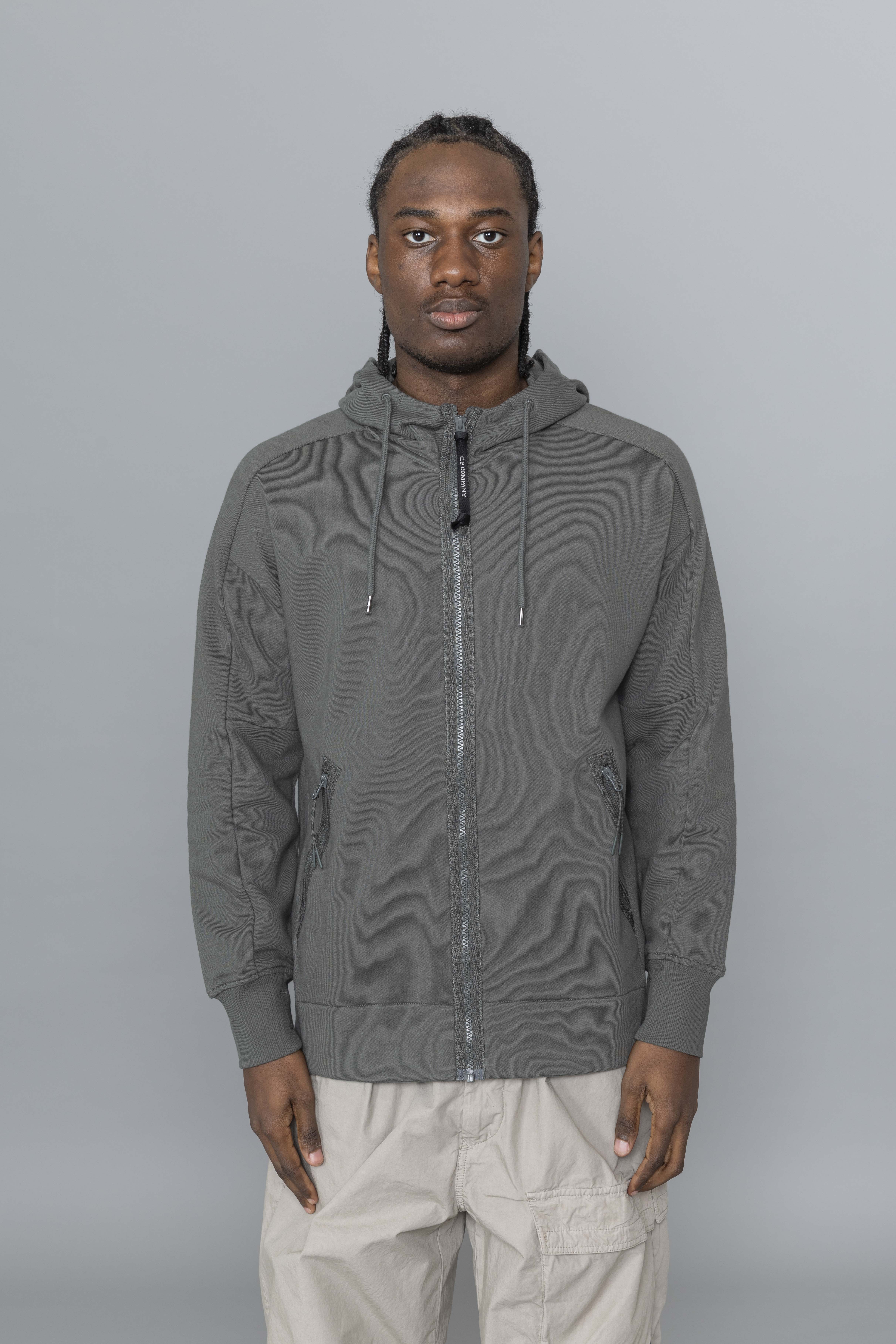 CPCOMPANYGoggleSweatshirtGunMetal