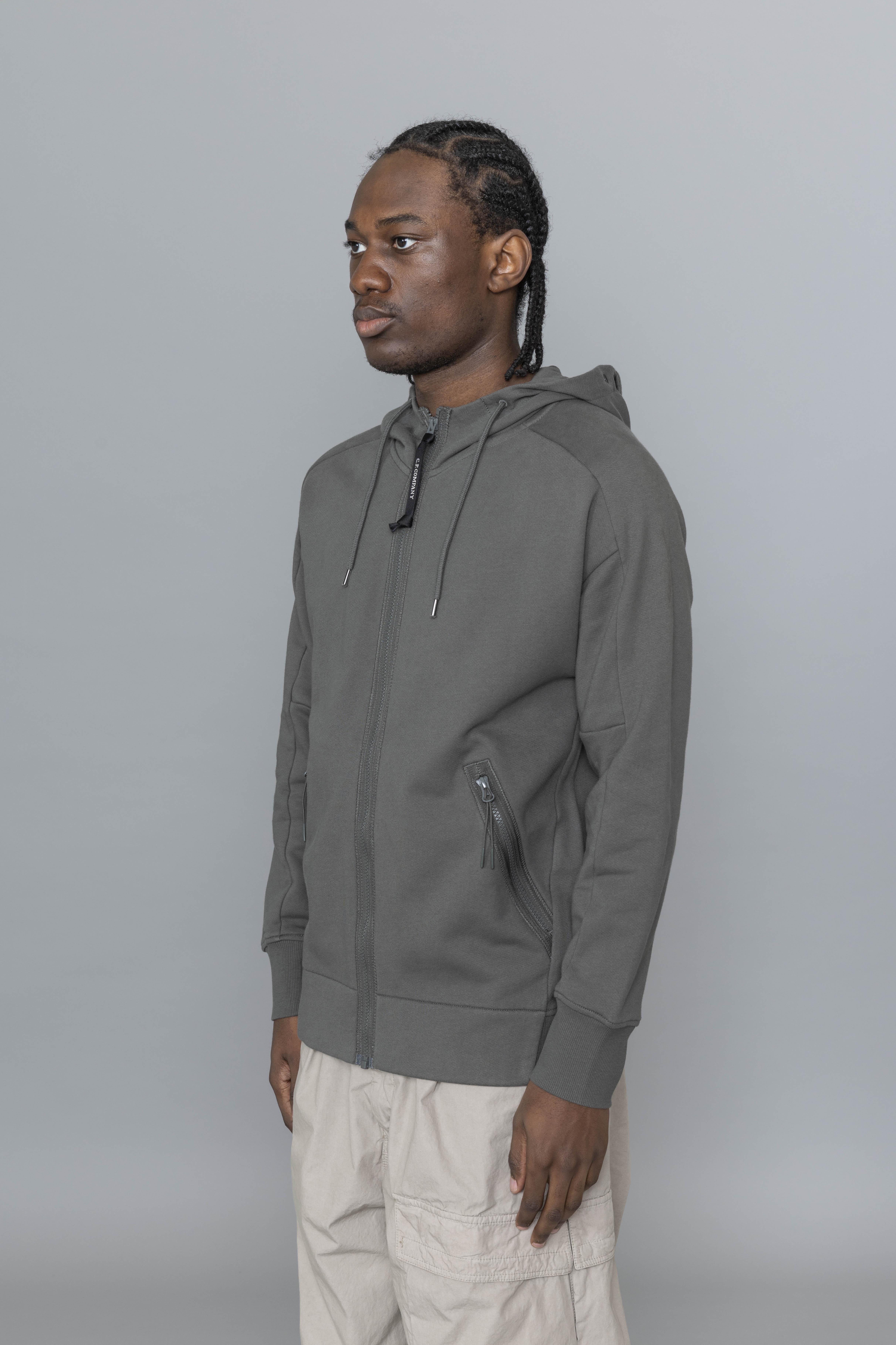 CPCOMPANYGoggleSweatshirtGunMetalDia