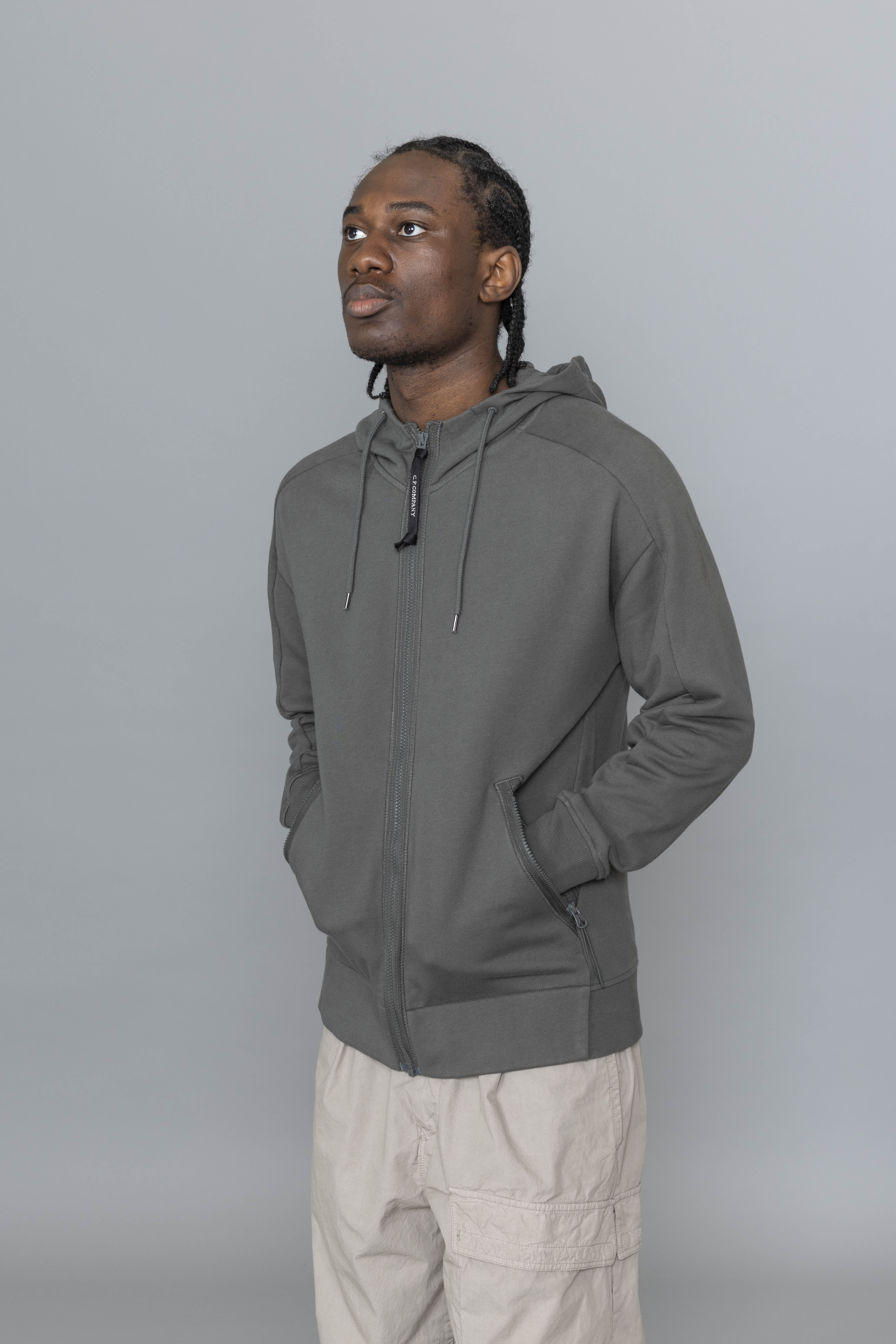 CPCOMPANYGoggleSweatshirtGunMetalFs