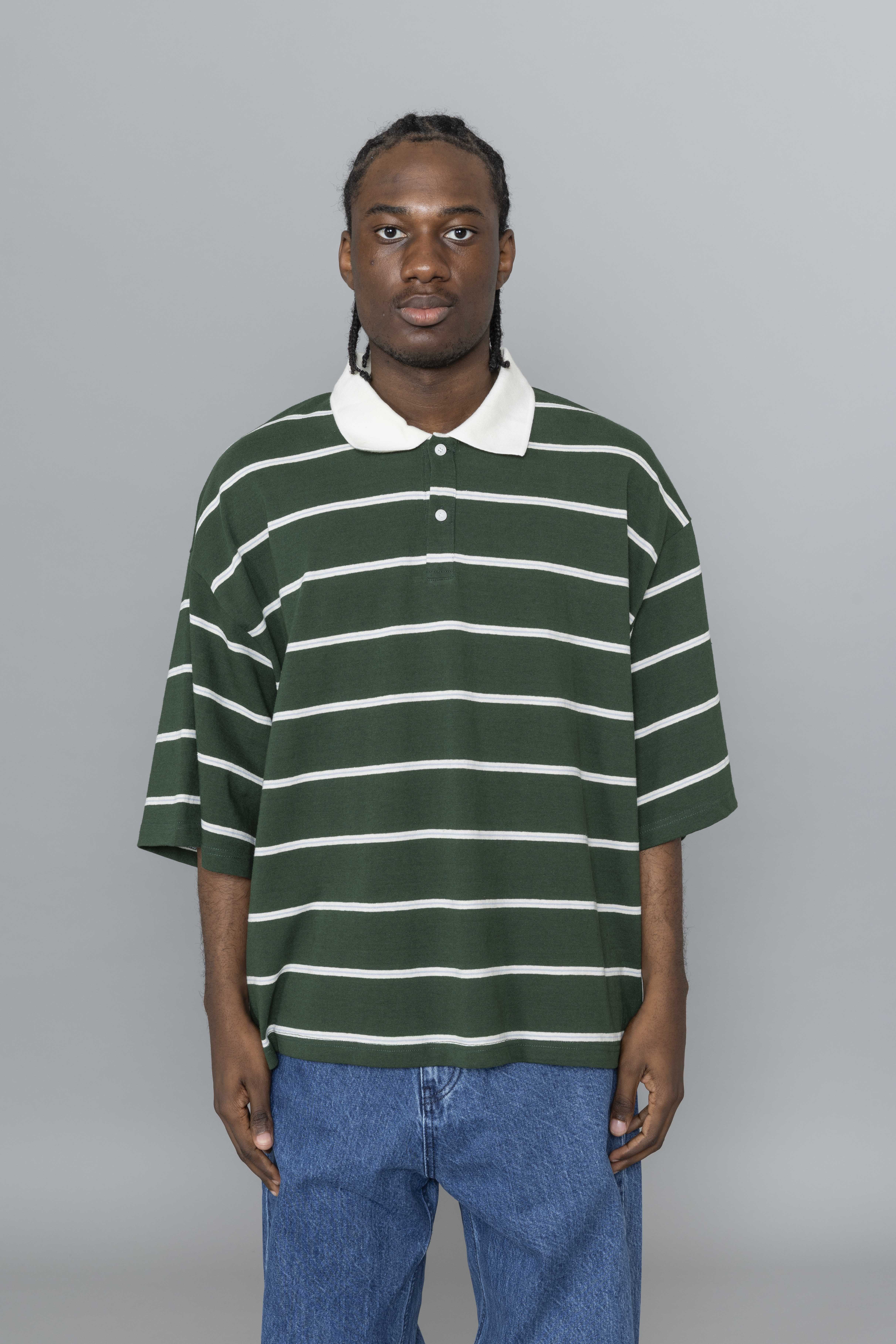 EstudioNiksenBoxyJerseyPoloGreen