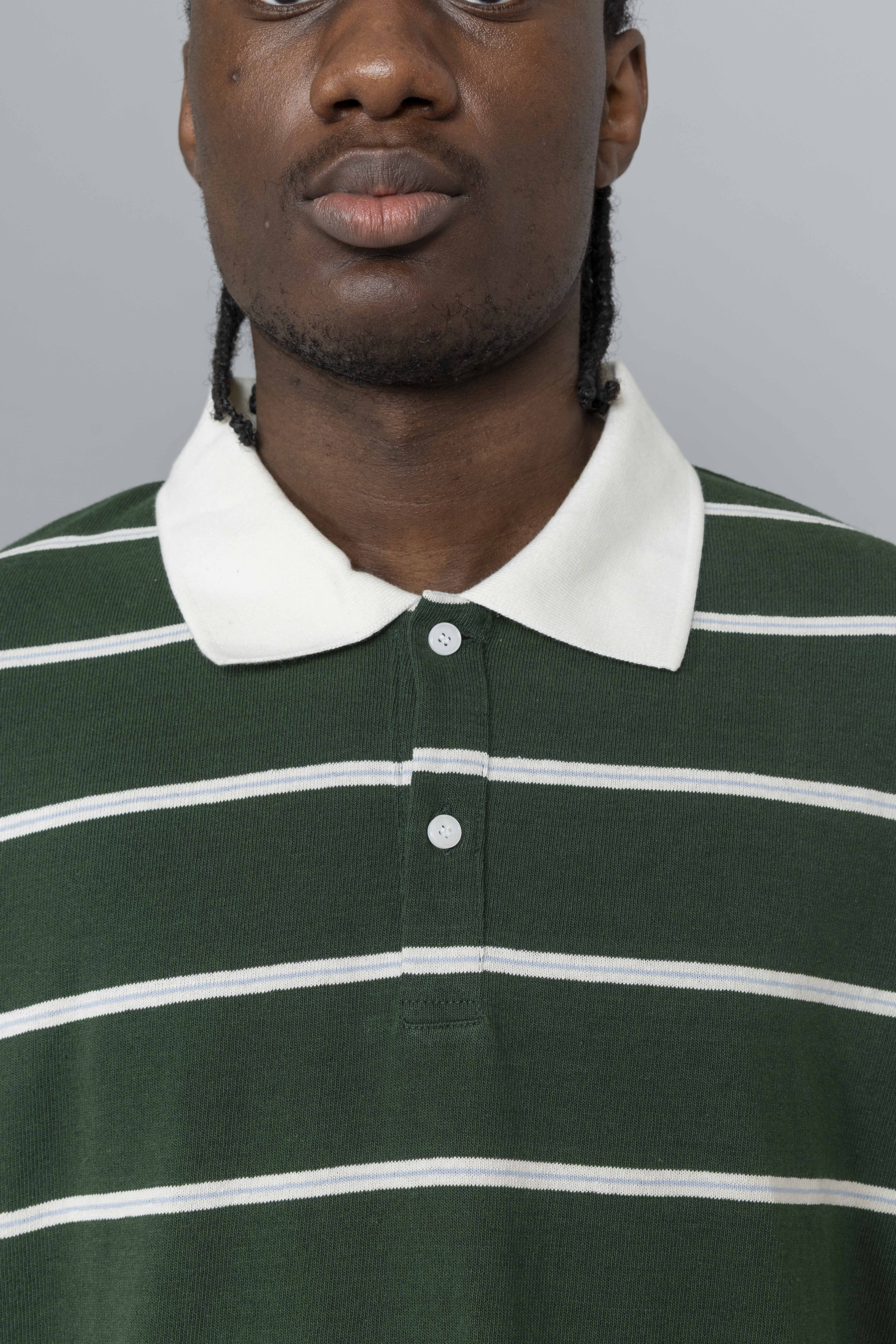 EstudioNiksenBoxyJerseyPoloGreenCollar