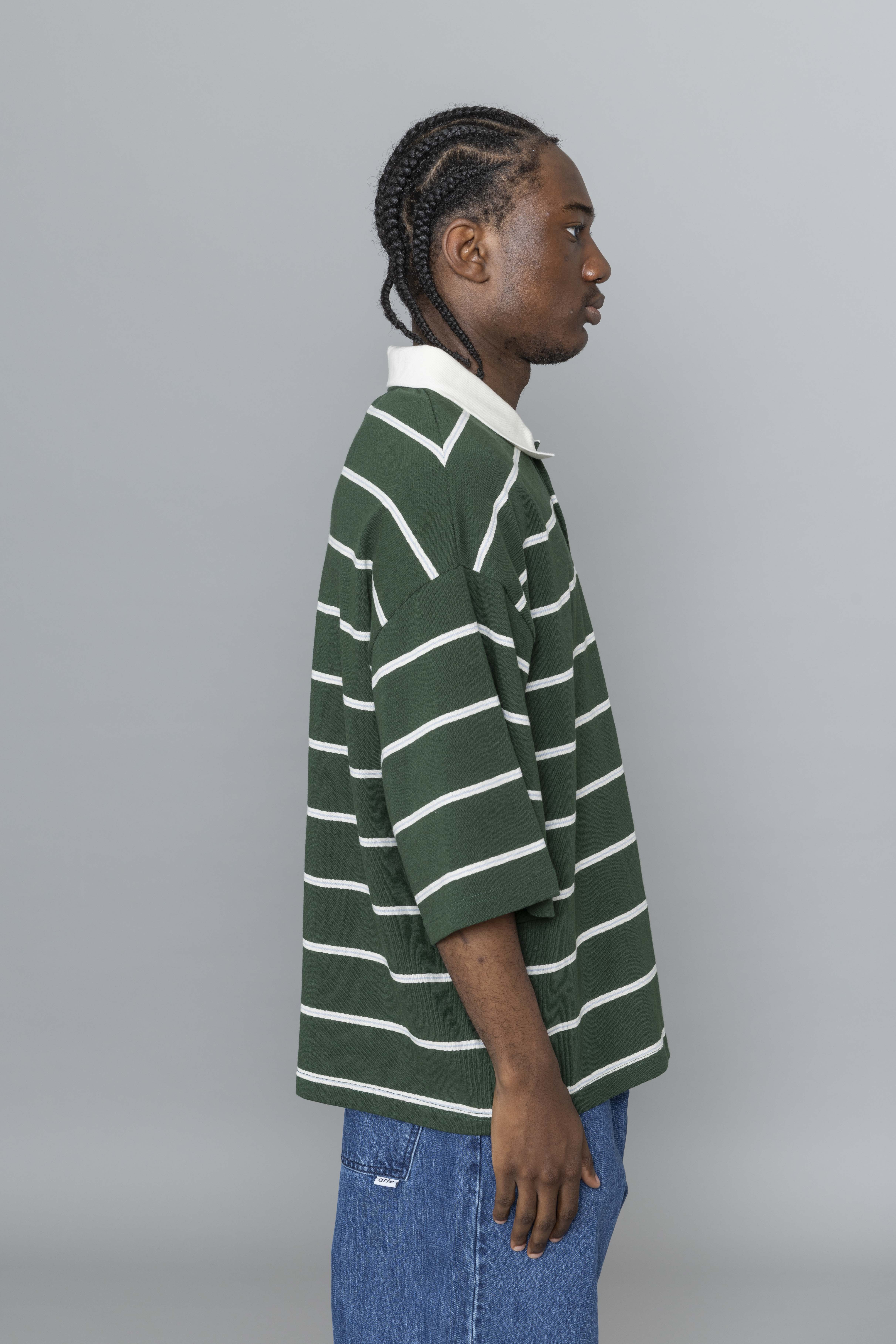 EstudioNiksenBoxyJerseyPoloGreenSide