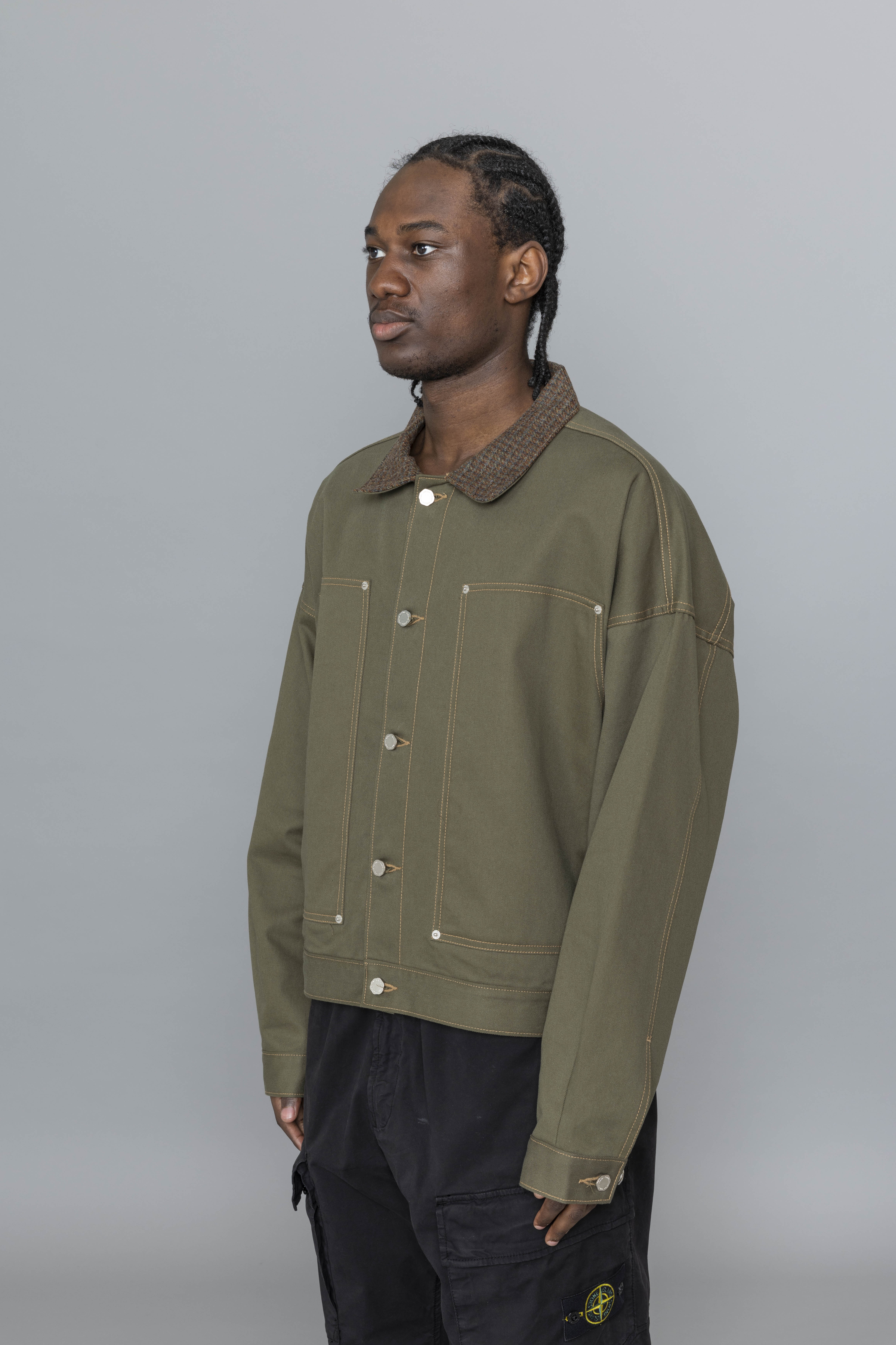 EstudioNiksenCarpenterCollarJacketKhakiDia