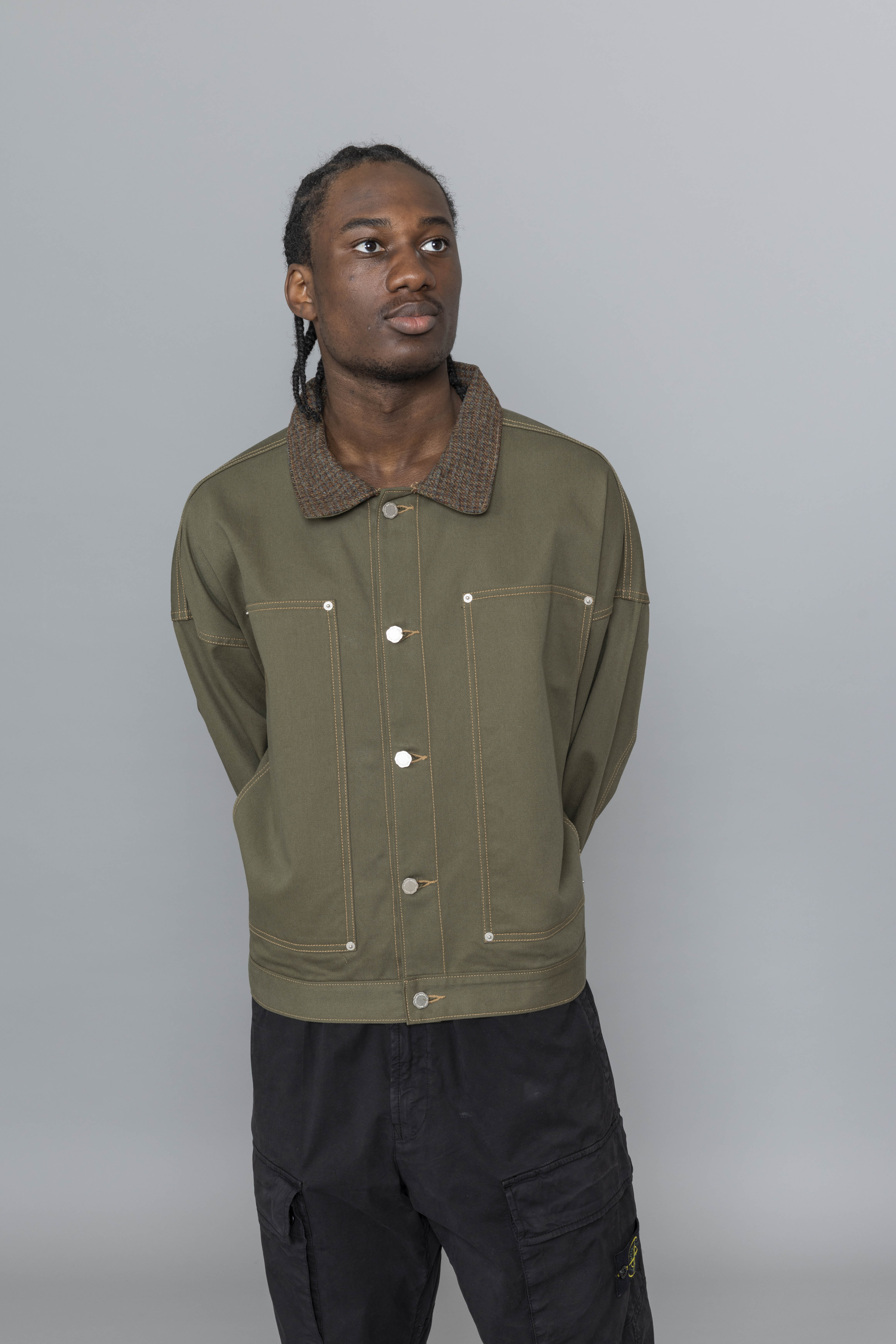 EstudioNiksenCarpenterCollarJacketKhakiFs