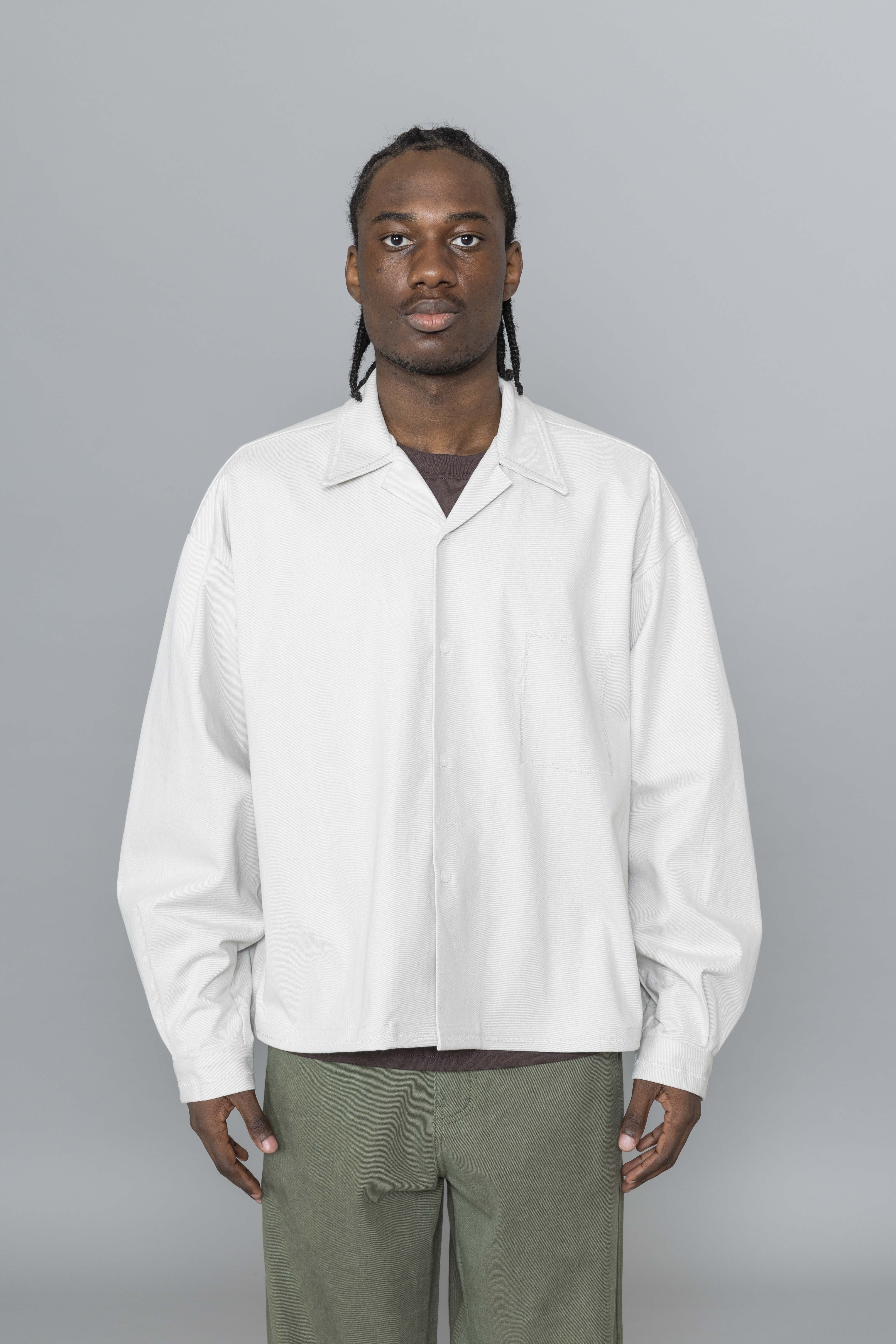 EstudioNiksenHandembroideredDenimShirtLightDenim