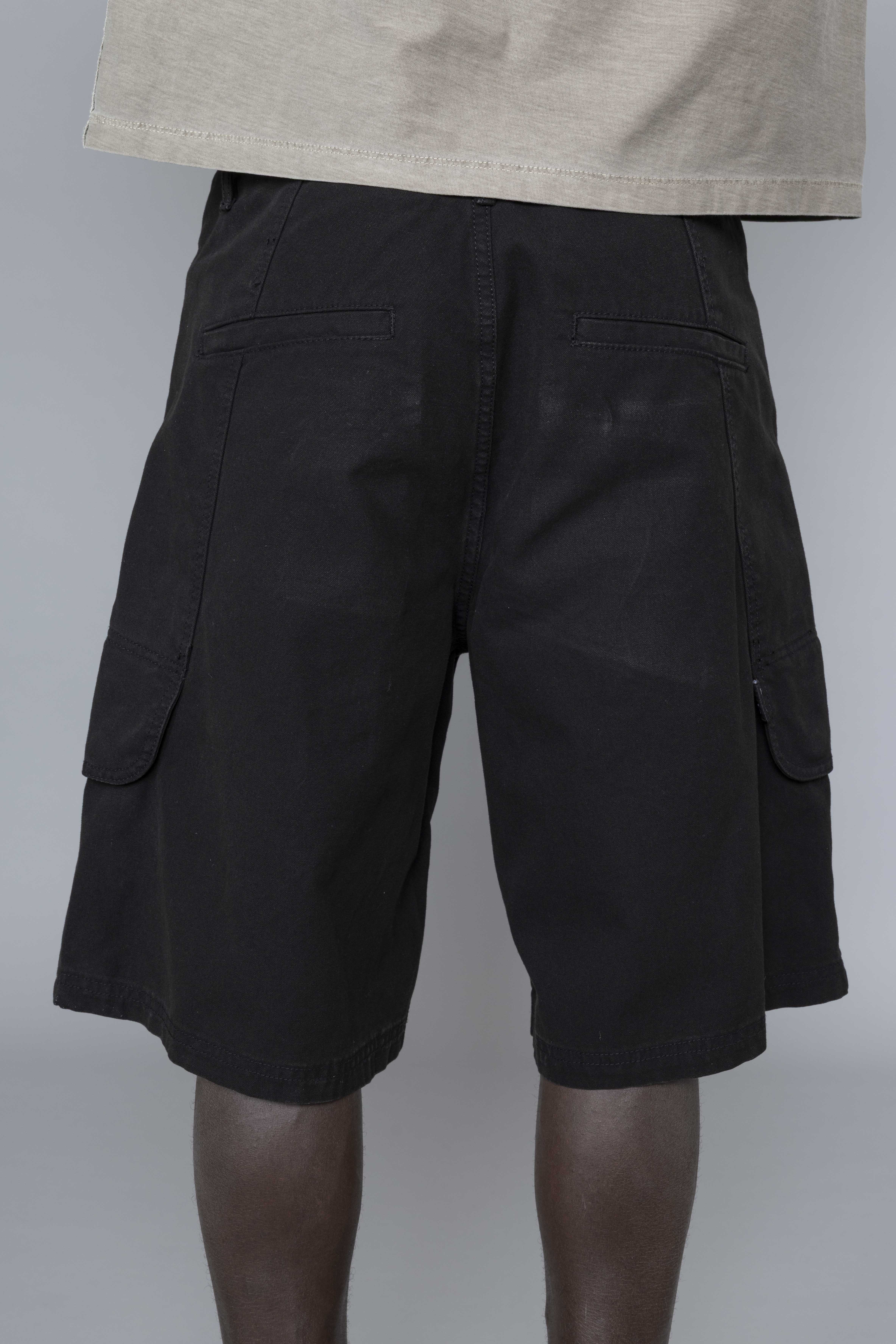 ArteAntwerpCanvasCargoShortsBlackAss
