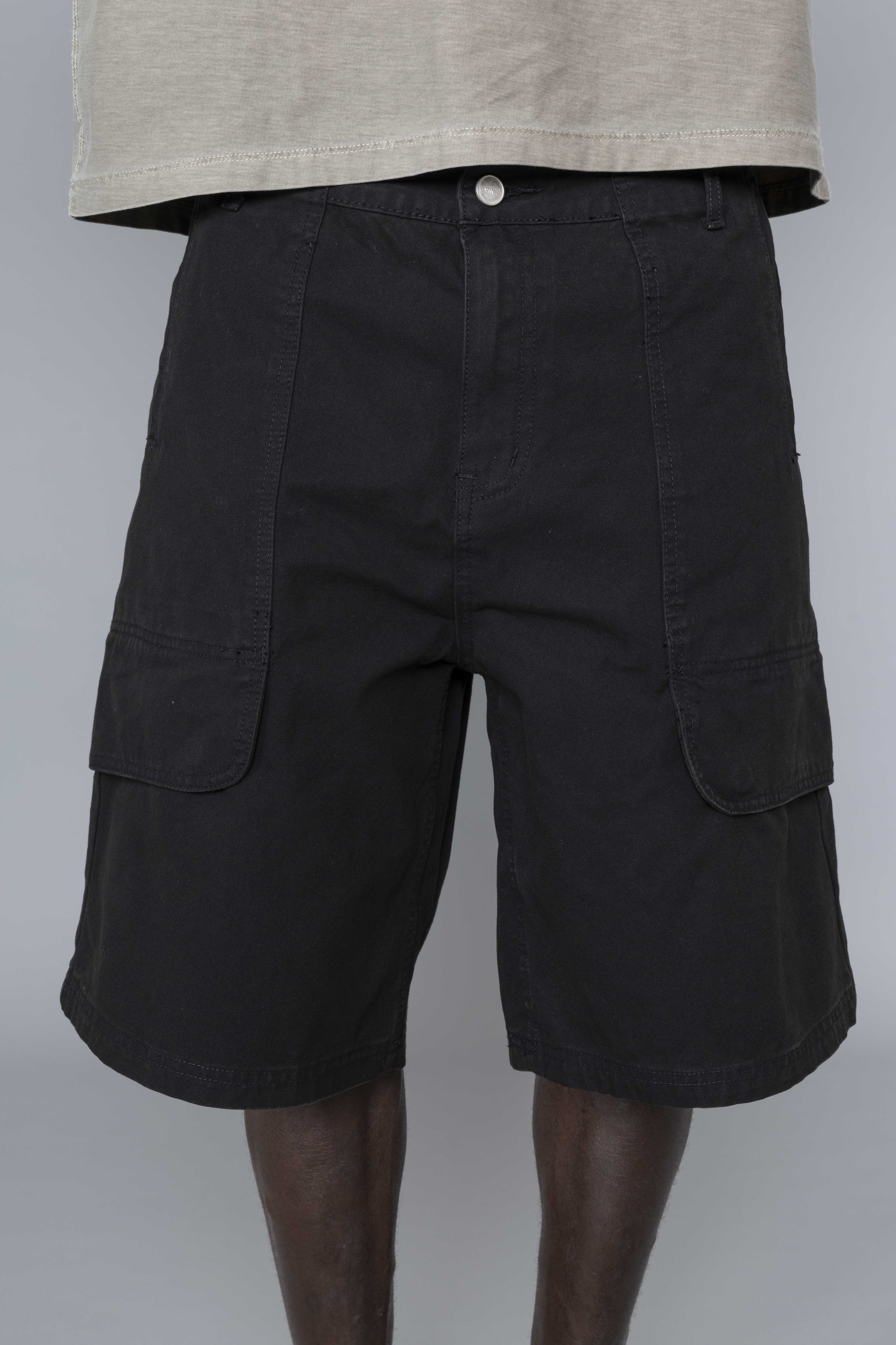 ArteAntwerpCanvasCargoShortsBlackZip