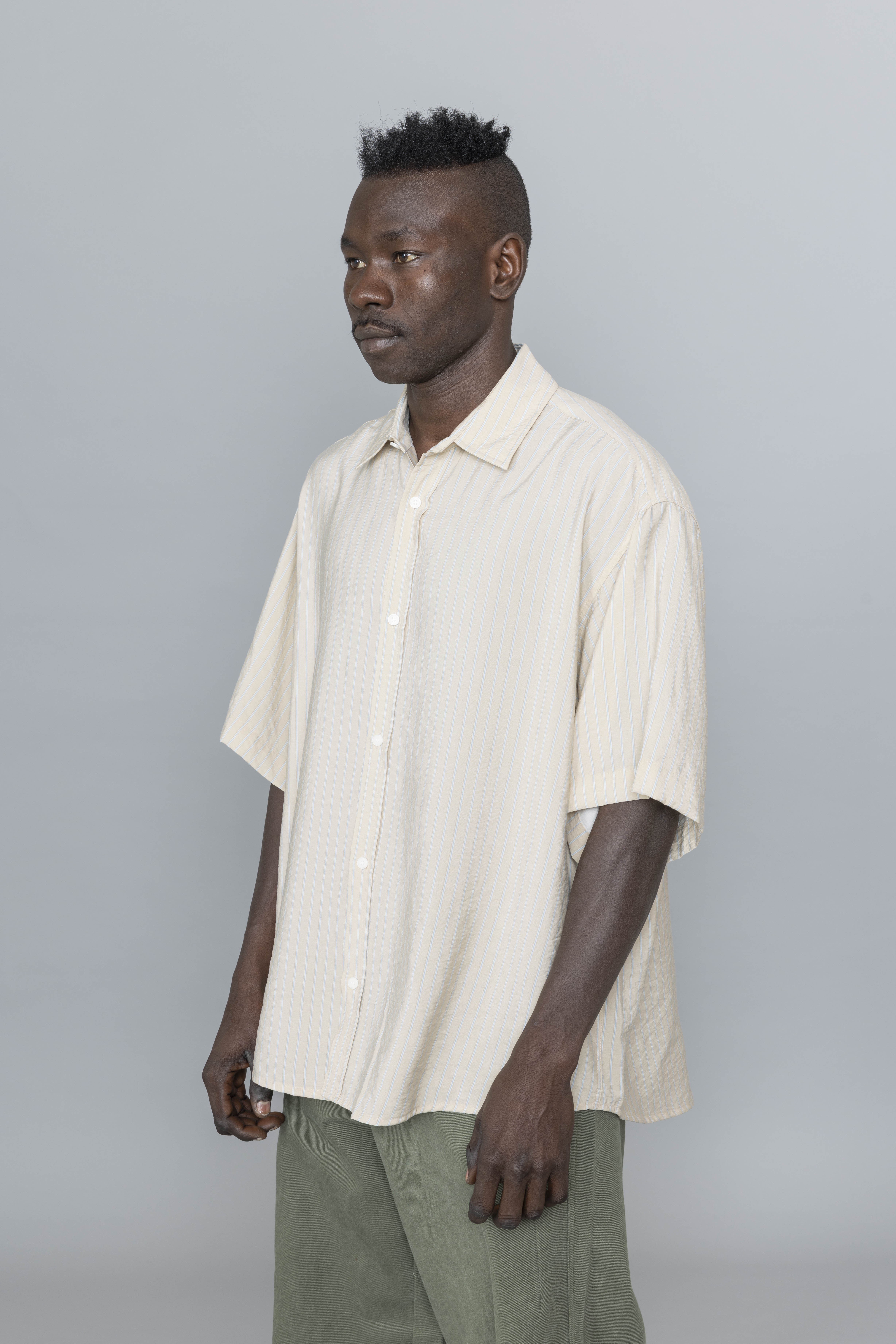 EstudioNiksenShortsleeveWideShirtStripeDia