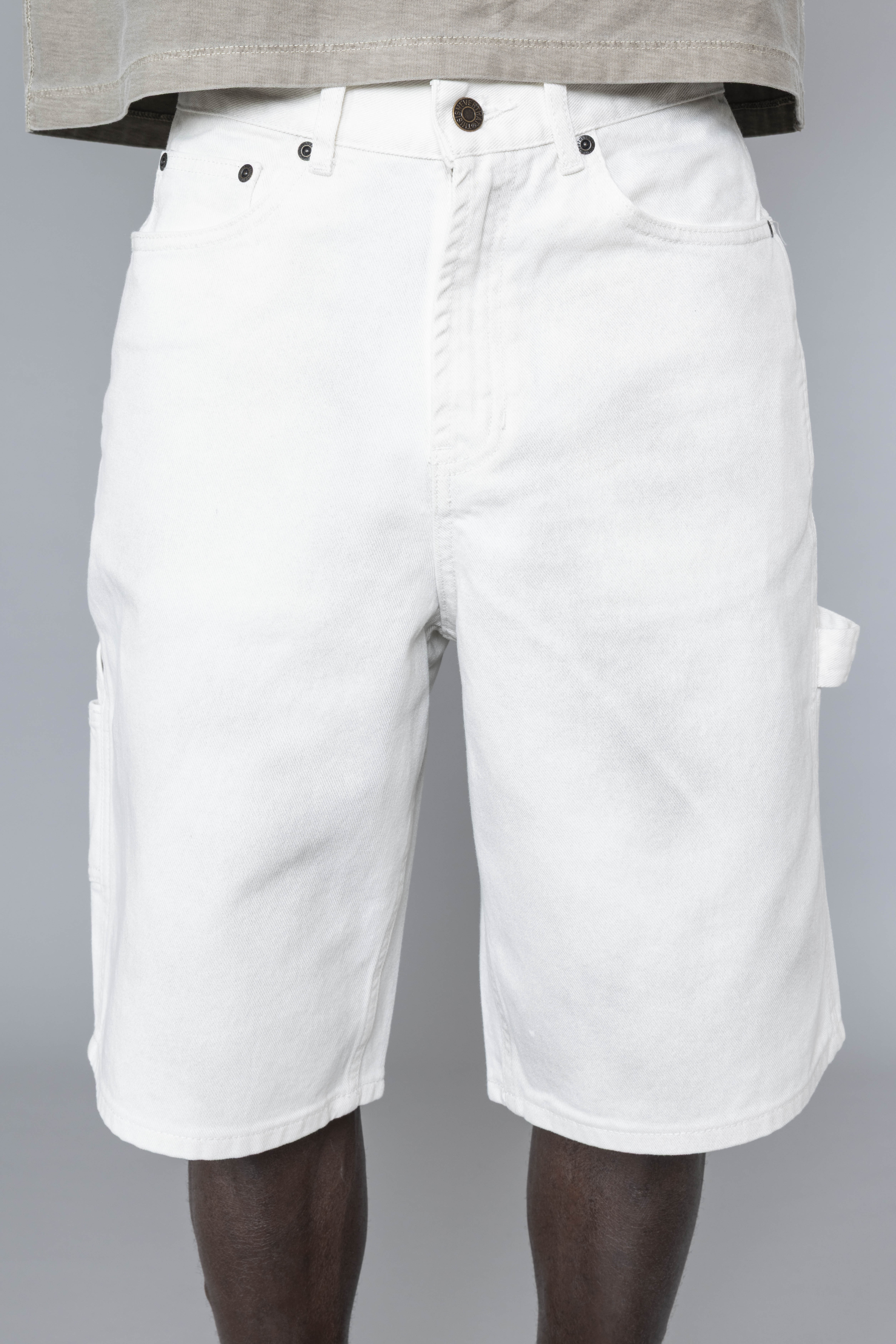 ThisisneverthatRelaxedPainterShortWhiteZip