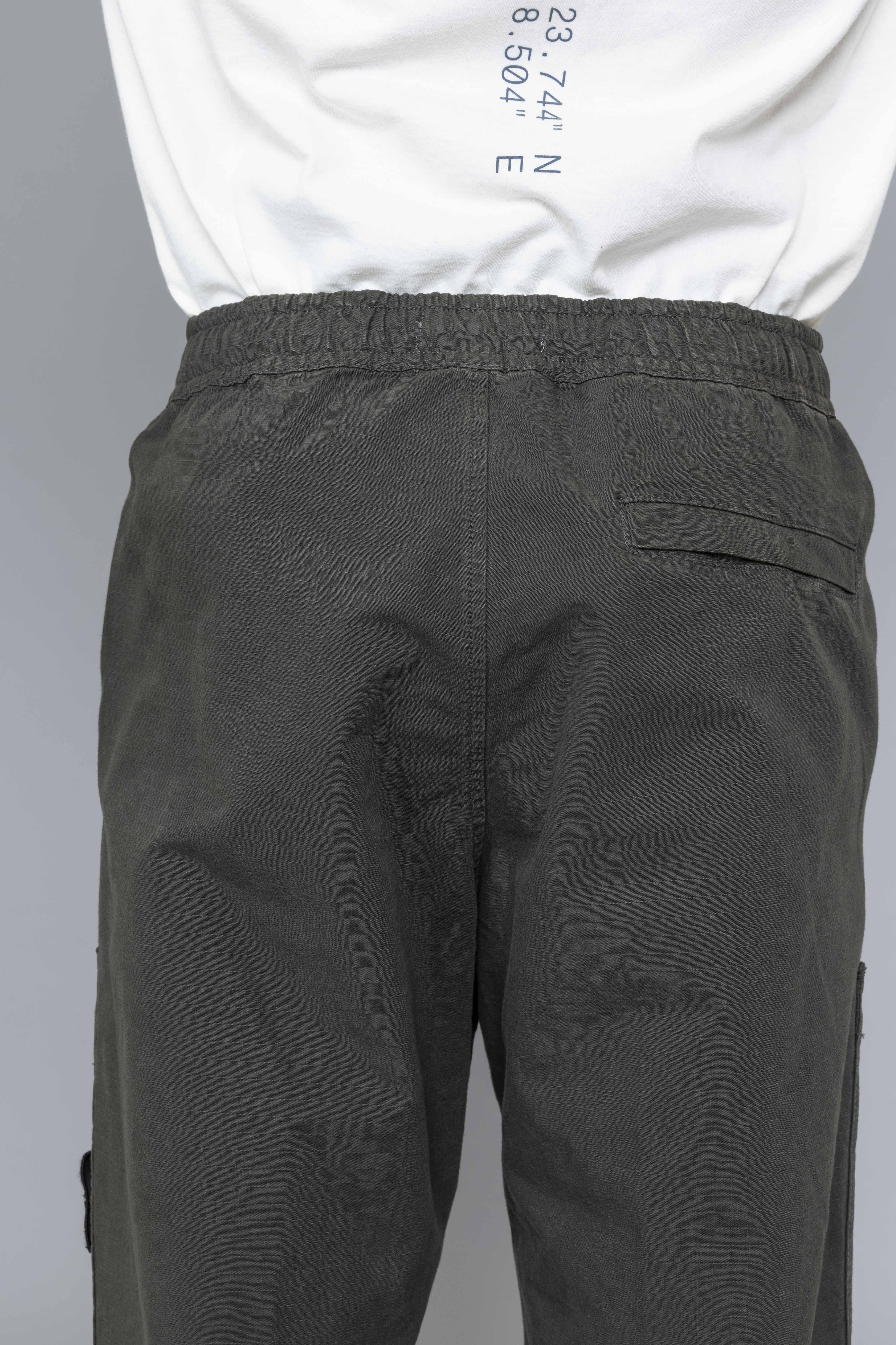 Organic Cotton Ripstop Cargo Coal Grey