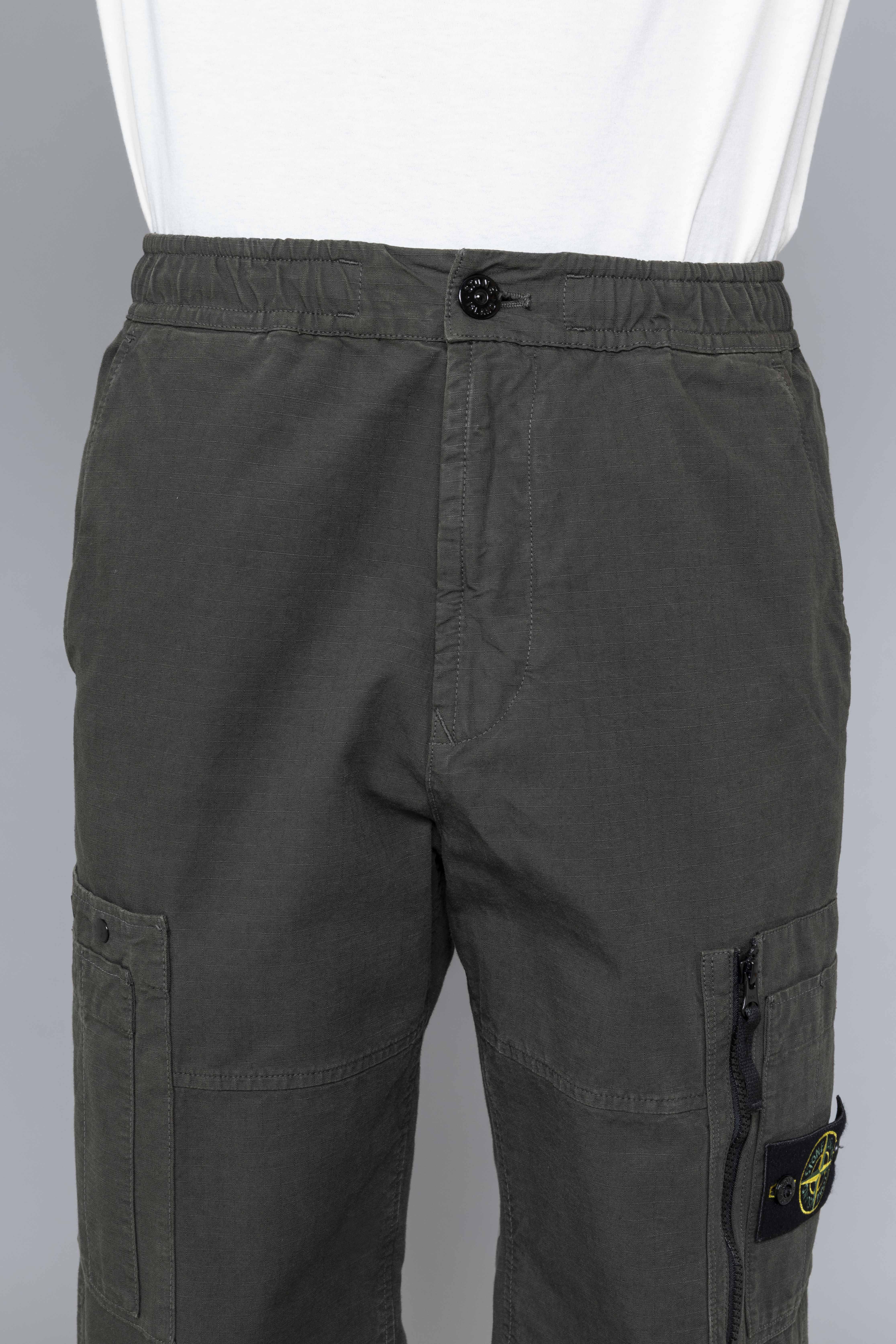 Organic Cotton Ripstop Cargo Coal Grey